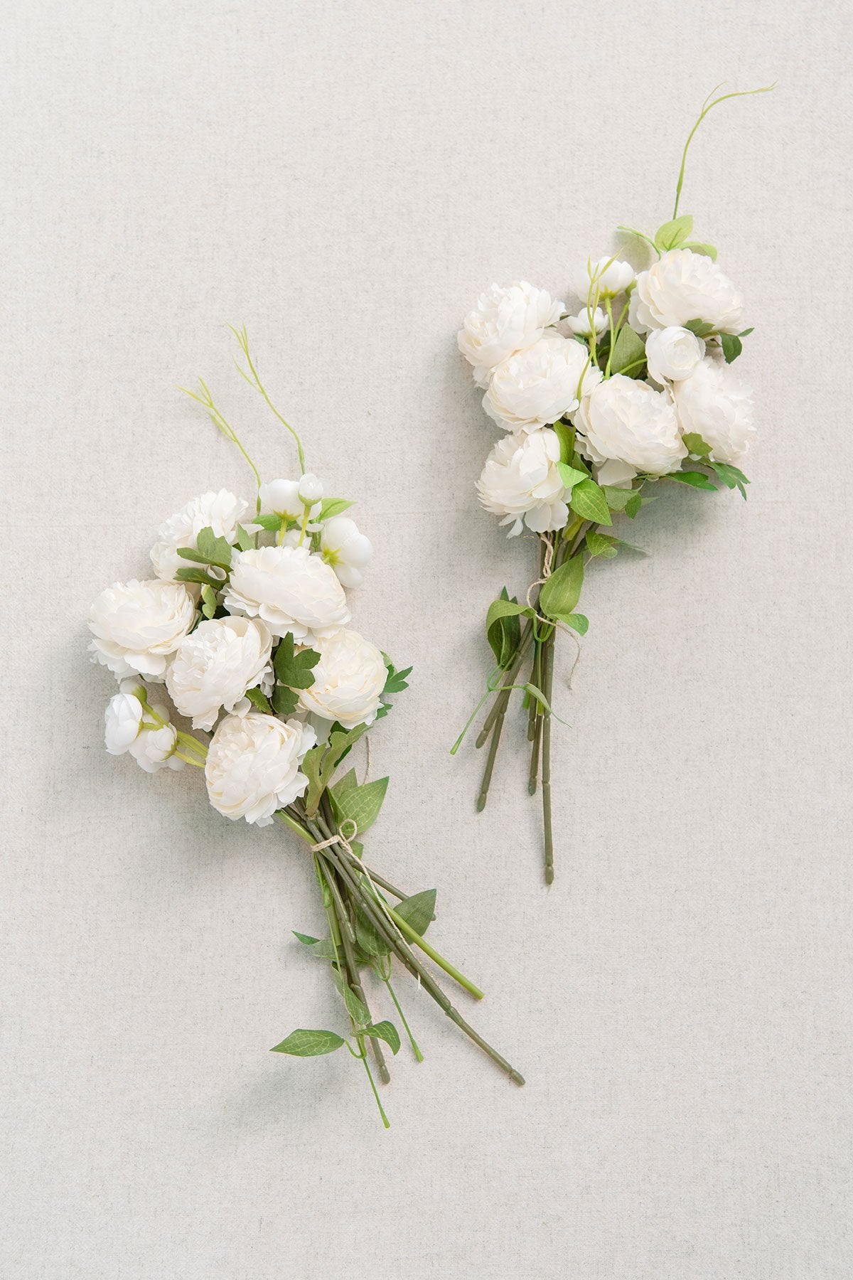 White green silk rose ranunculus for wedding Artificial flowers to