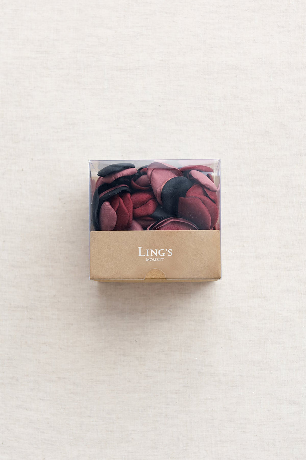 Additional Flower Decorations in Moody Burgundy & Black