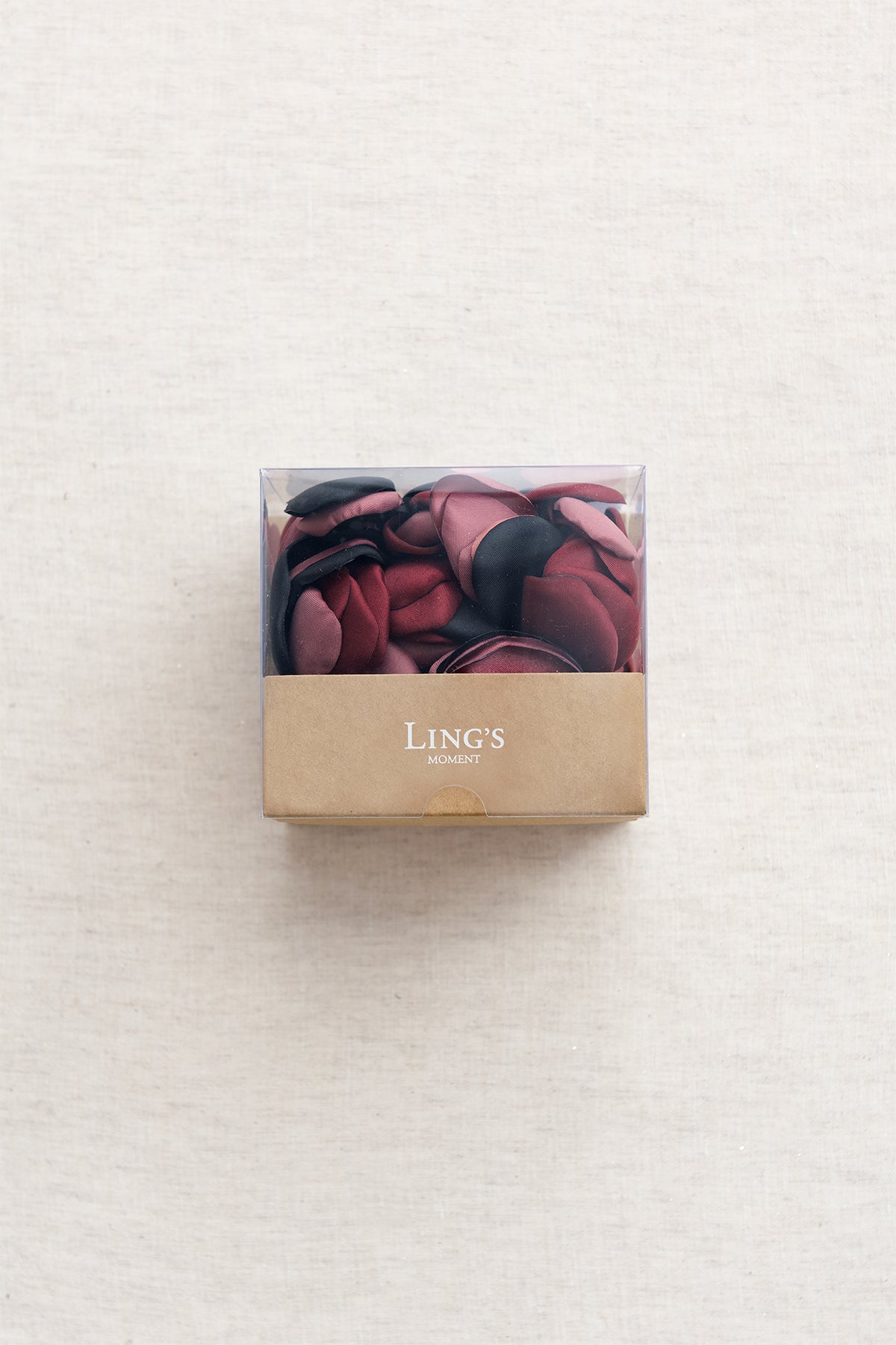 Additional Flower Decorations in Moody Burgundy & Black