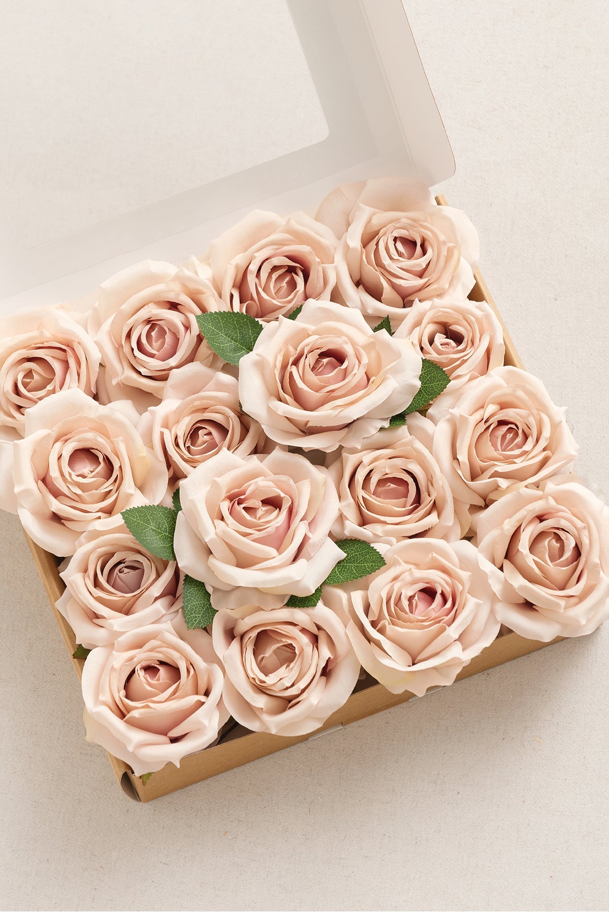 DIY Supporting Flower Boxes in Dusty Rose & Cream