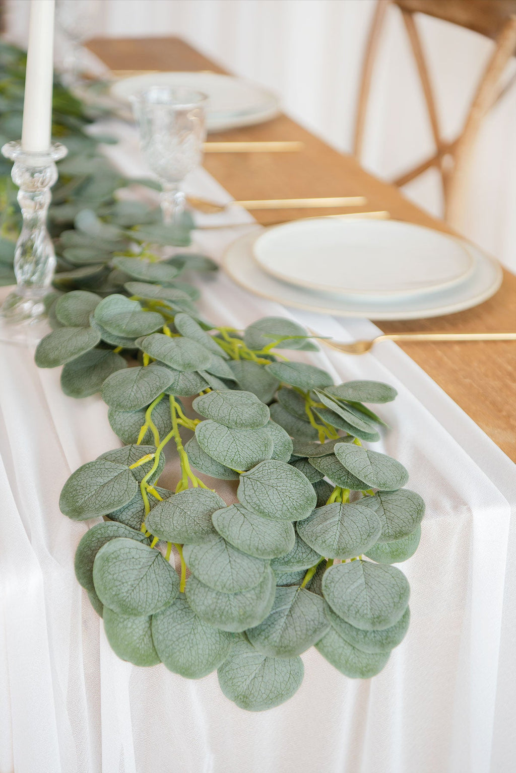 5.9ft Eucalyptus Leaf Greenery Garland