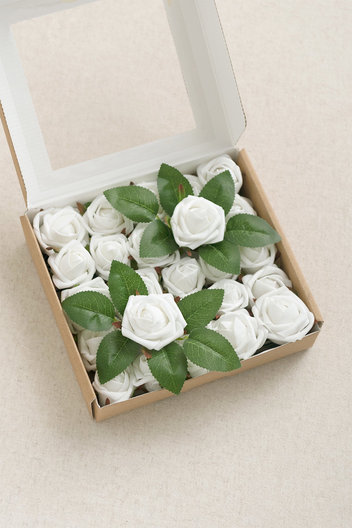 DIY Supporting Flower Boxes in Christmas Red & Sparkle