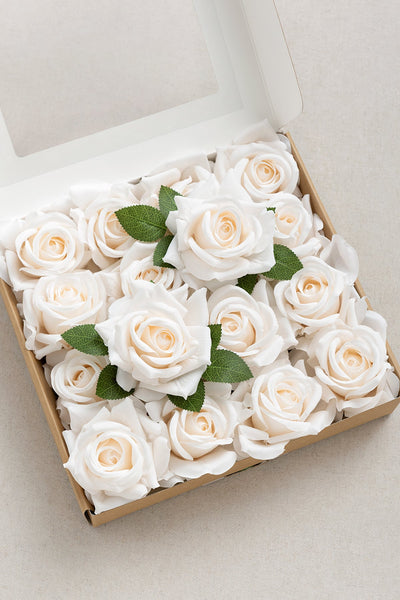 DIY Supporting Flower Boxes in Dusty Rose & Cream