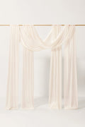 Wedding Arch Drapes in Rust & Sepia
