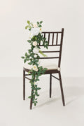 Wedding Hanging Chair Back Decoration in White & Sage
