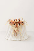 Sweetheart Table Floral Swags in Rust & Sepia