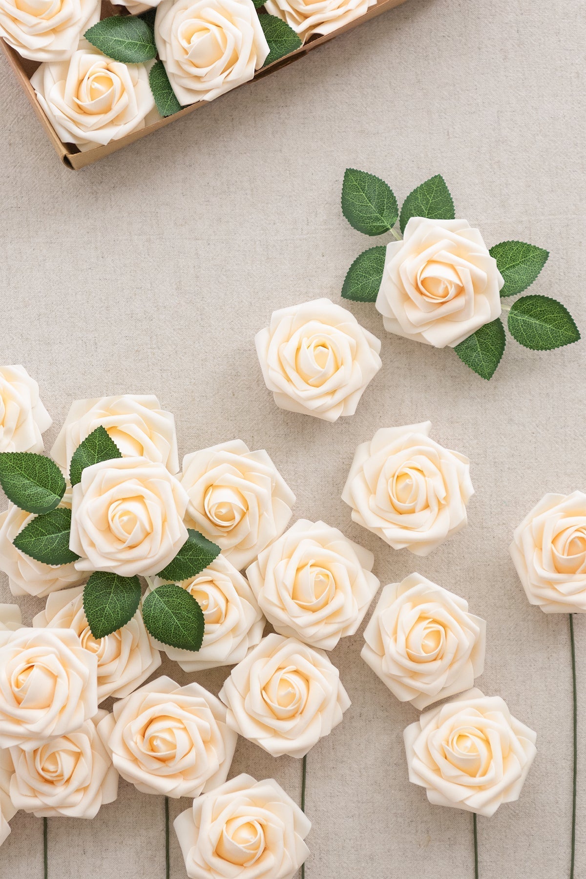DIY Supporting Flower Boxes in Dusty Rose & Cream