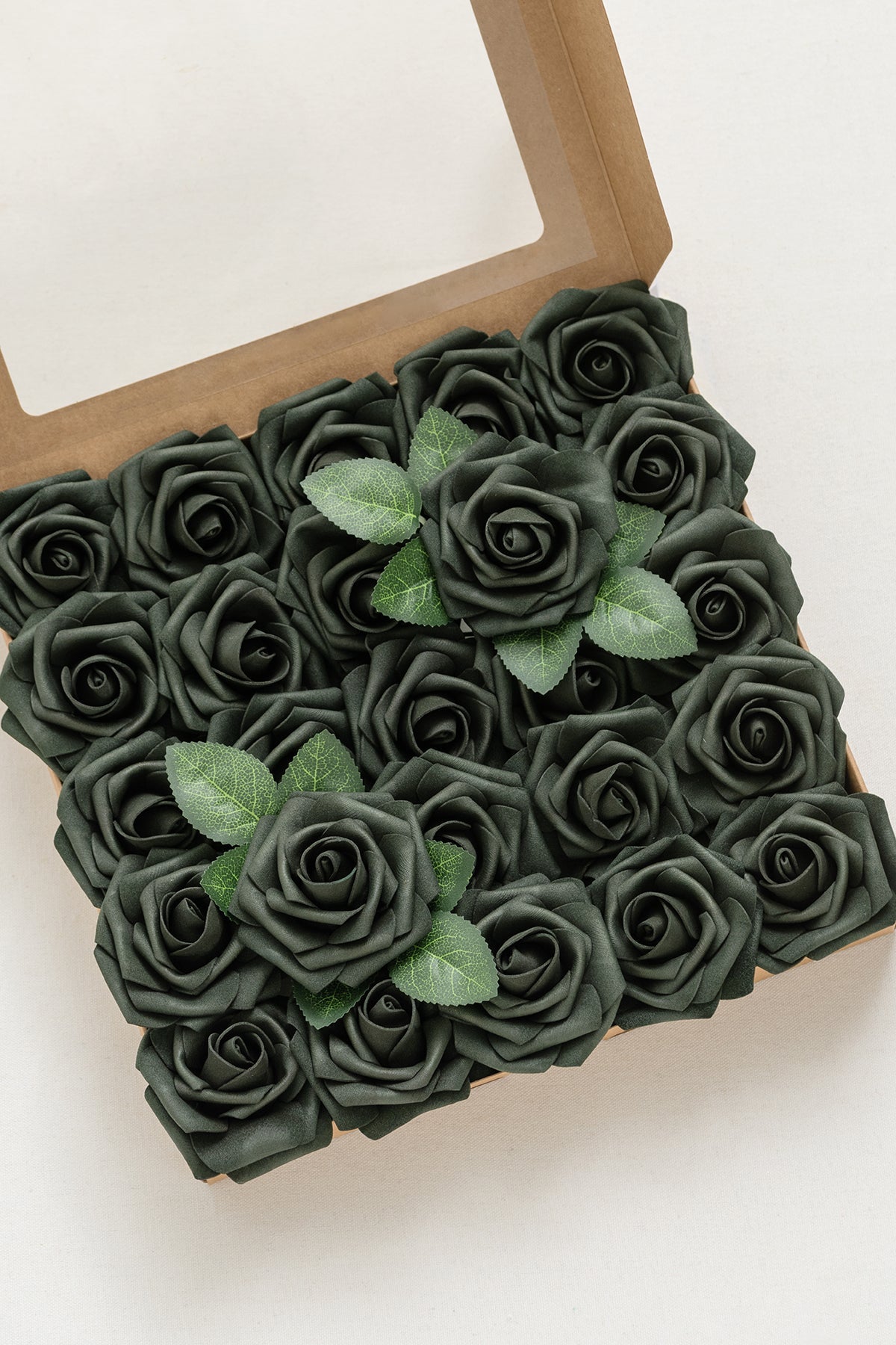 DIY Flower Boxes in Forest Green & Gold