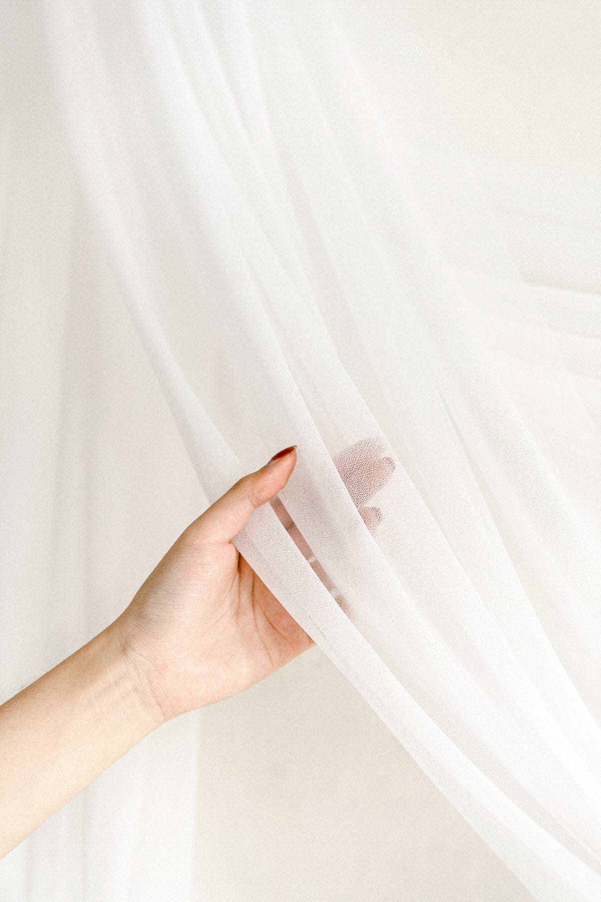 2 Panels Sheer Wedding Arch Draping 30" w x 32ft