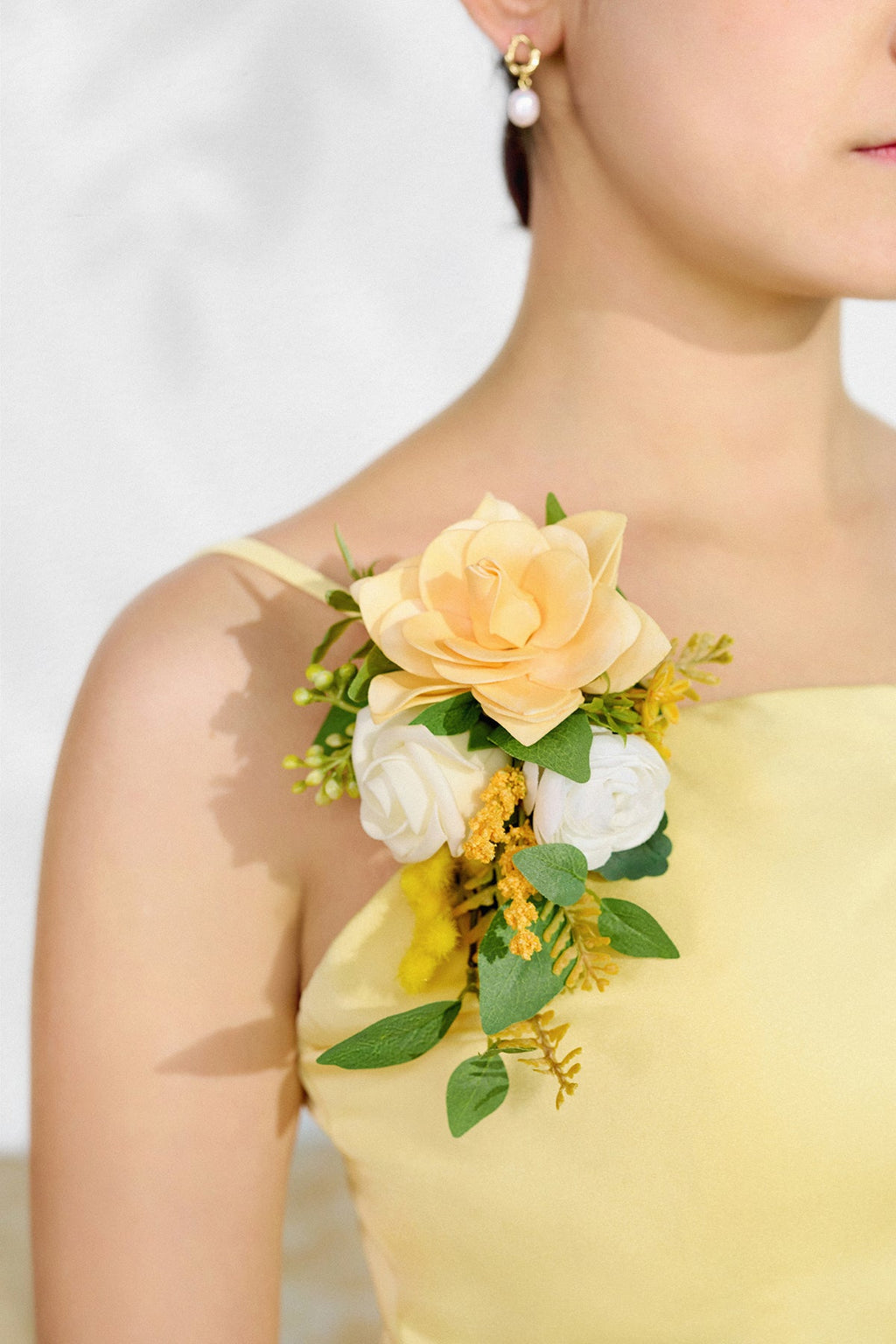 Flash Sale | Wrist and Shoulder Corsages in Lemonade Yellow