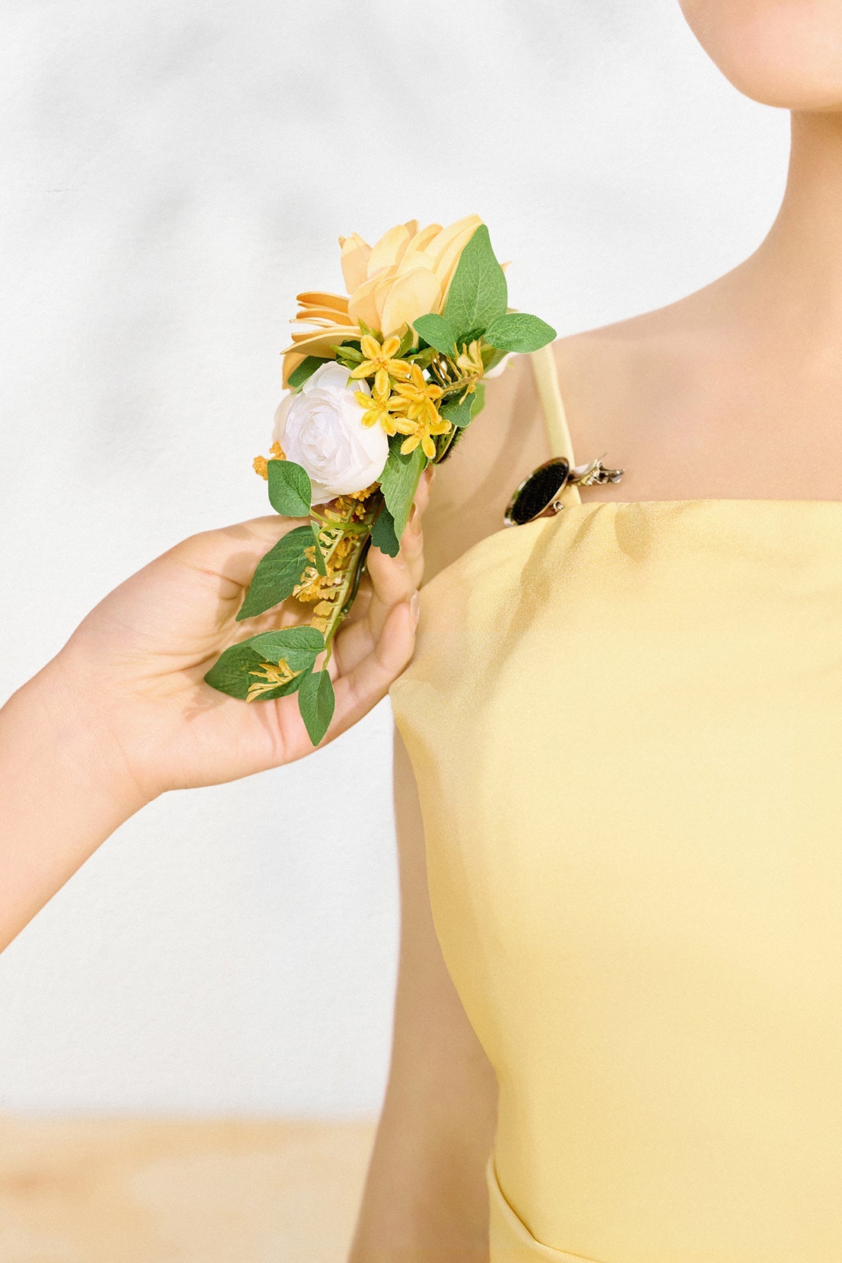 Flash Sale | Wrist and Shoulder Corsages in Lemonade Yellow