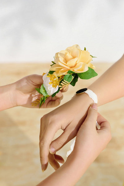 Flash Sale | Wrist and Shoulder Corsages in Lemonade Yellow