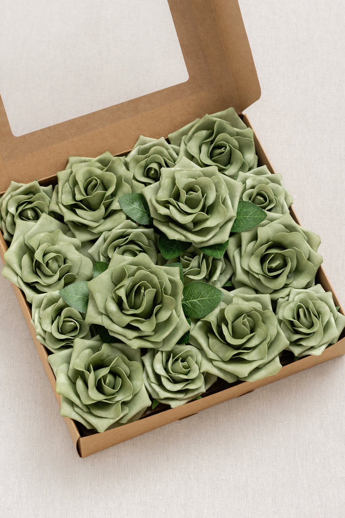2.5” & 3.5" Mixed Foam Avalanche Rose with Stem - 2 Colors | Clearance