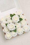 3.5" Silk Vendela Rose with Stem - 12 Styles
