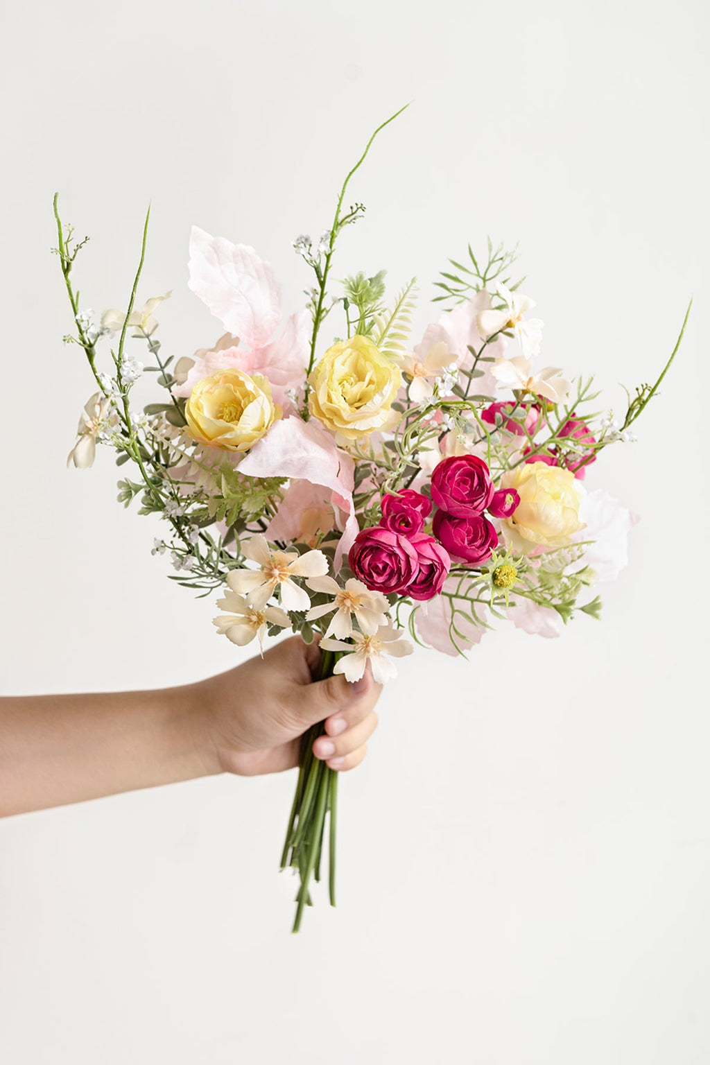 DIY Supporting Flower Boxes in Blush & Cream