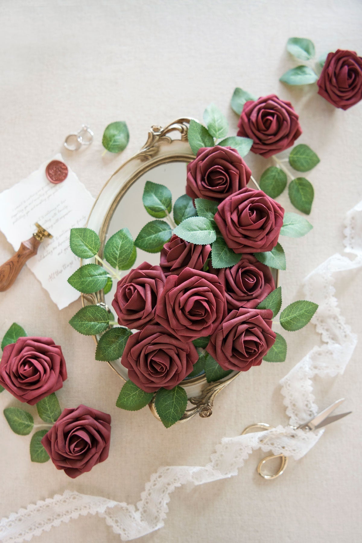 DIY Supporting Flower Boxes in Nautical Navy & Burgundy