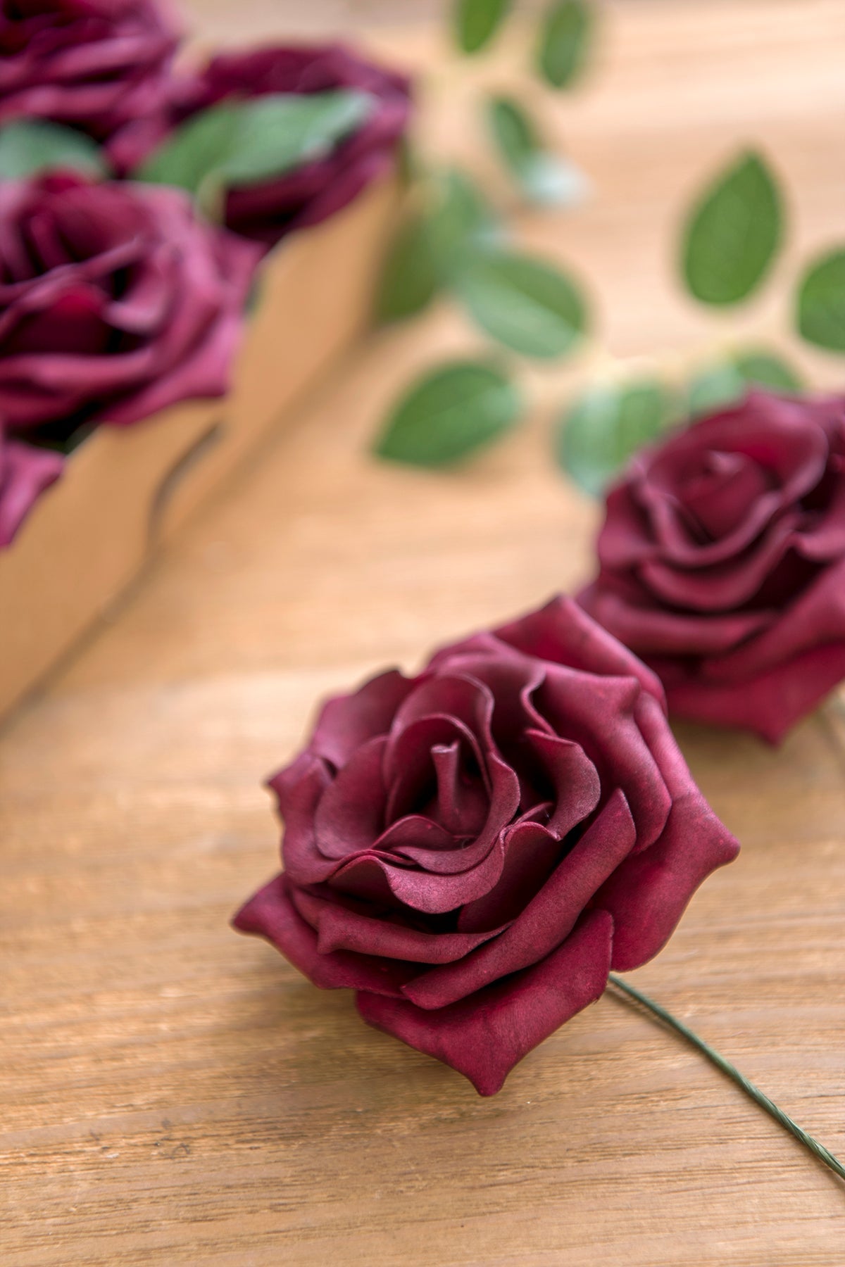 3.5" Foam Avalanche Rose with Stem on Sale