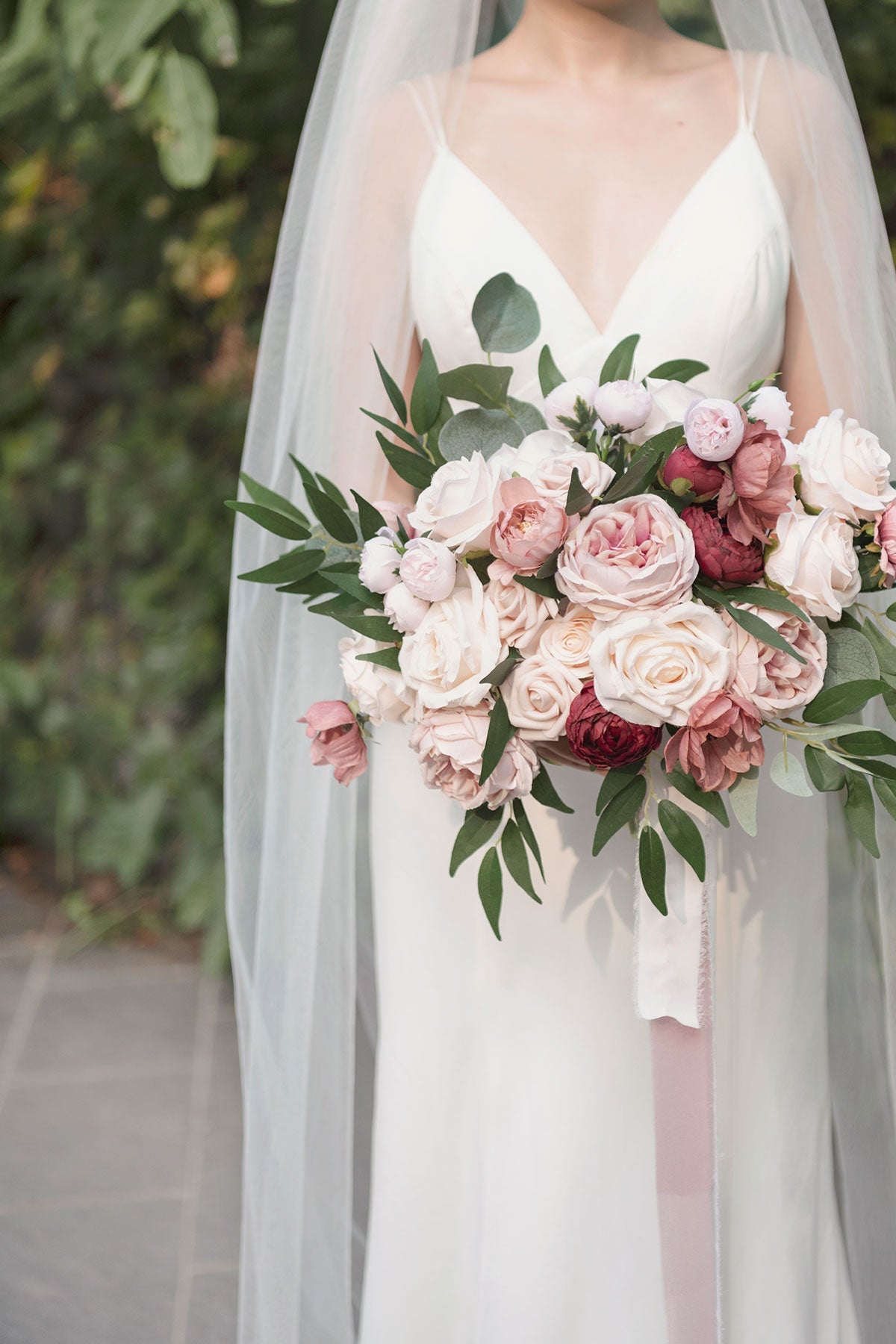 DIY Supporting Flower Boxes in Blush & Cream