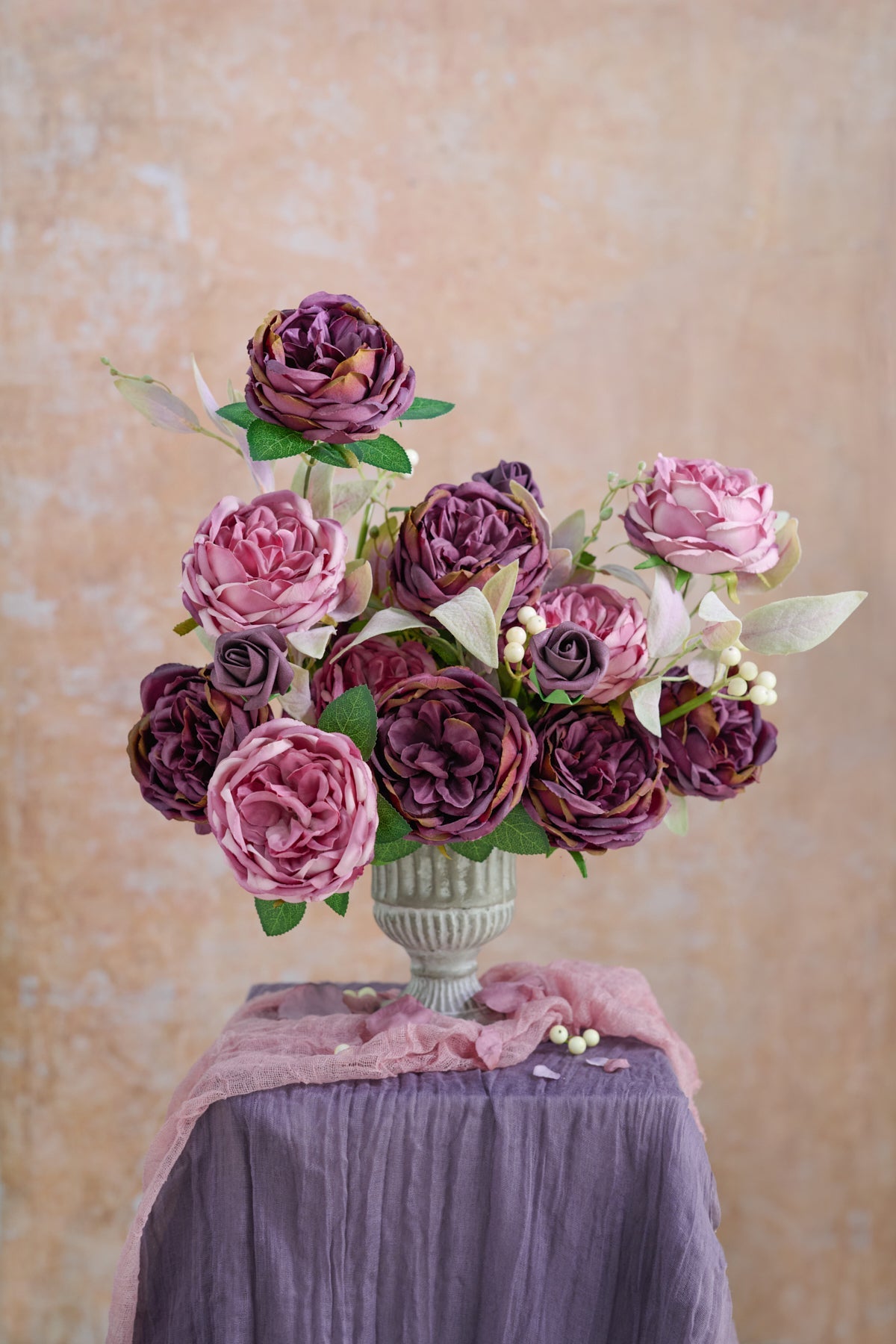 DIY Supporting Flower Boxes in French Lavender & Plum