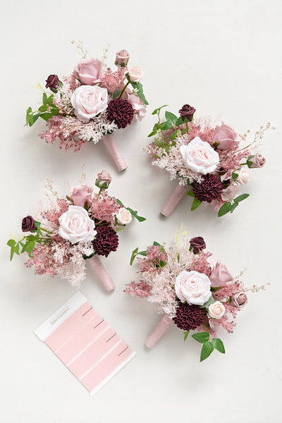 Bridesmaid Posy in Vintage Rose & Blush | Clearance
