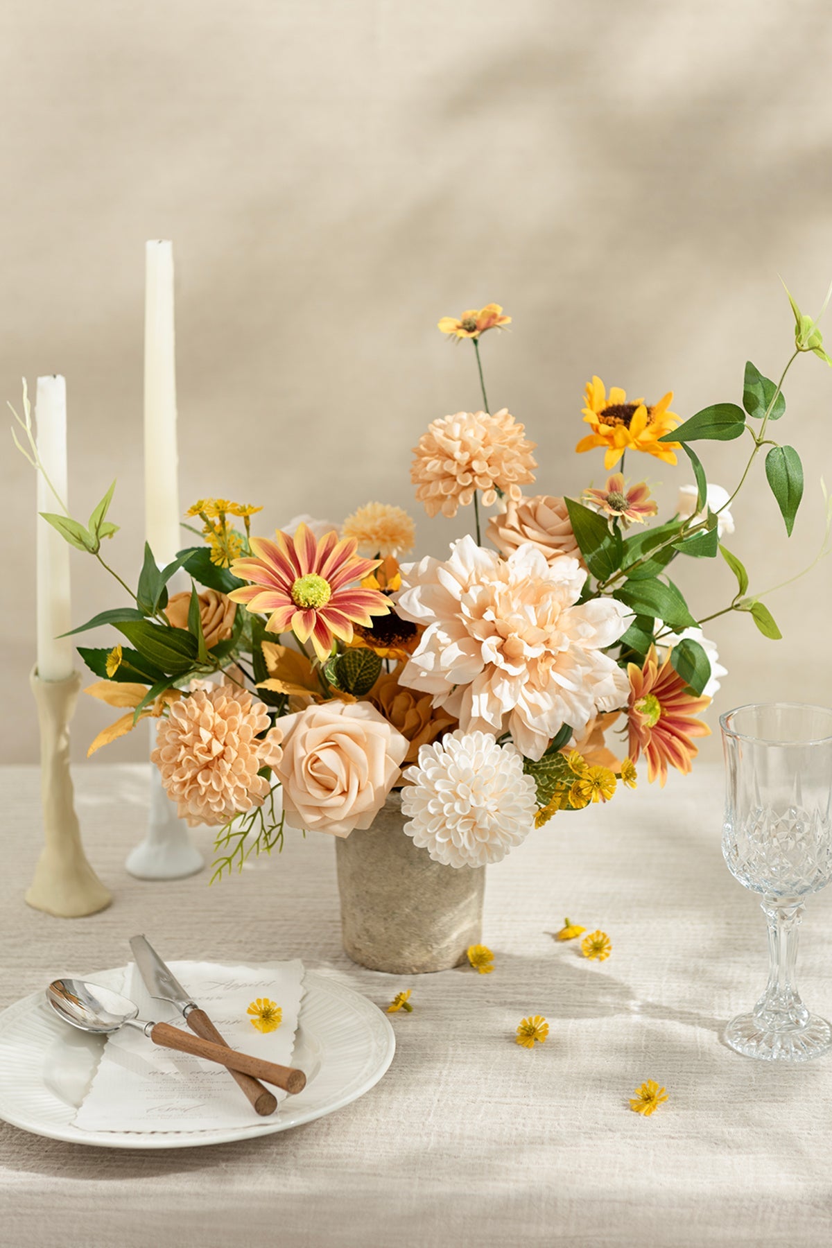 Brown & Beige Designer Flower Boxes