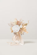 Bridesmaid Posy in White & Beige