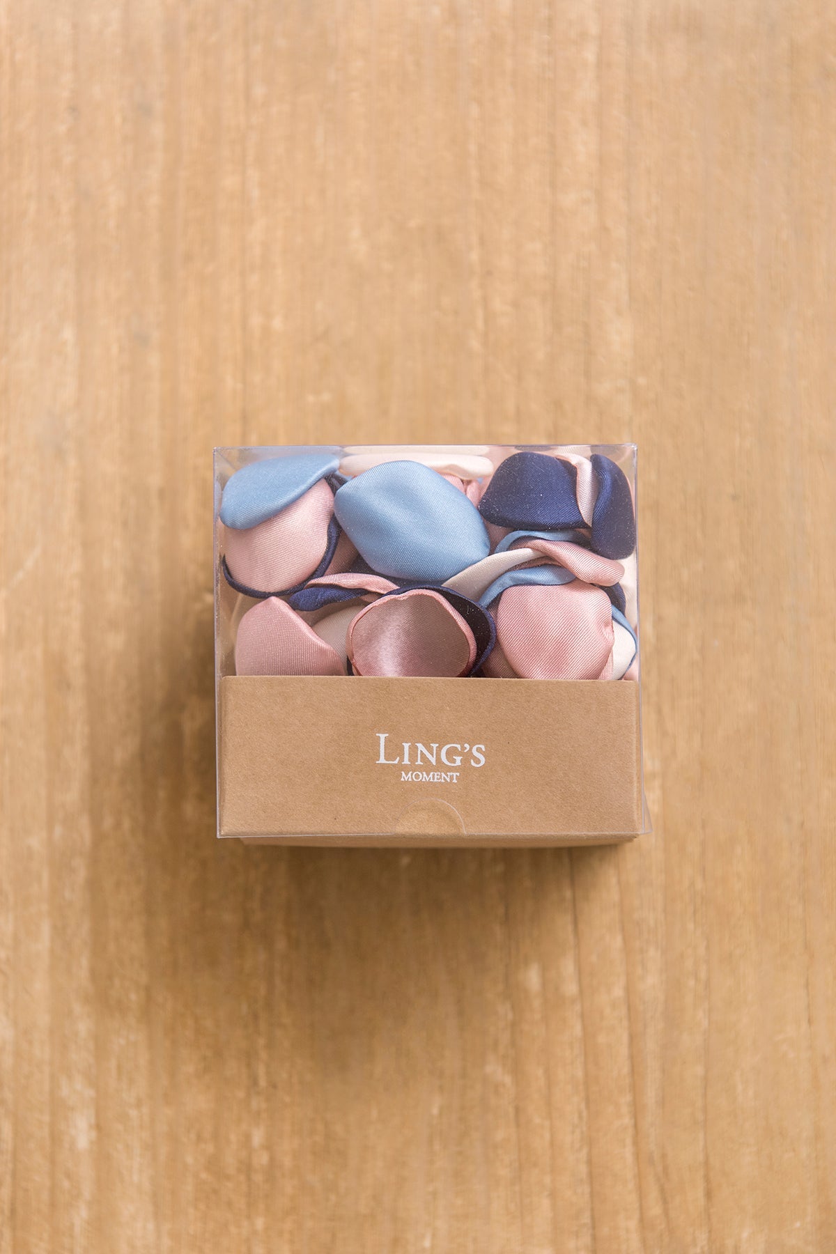 Silk Rose Petals in Dusty Rose & Navy