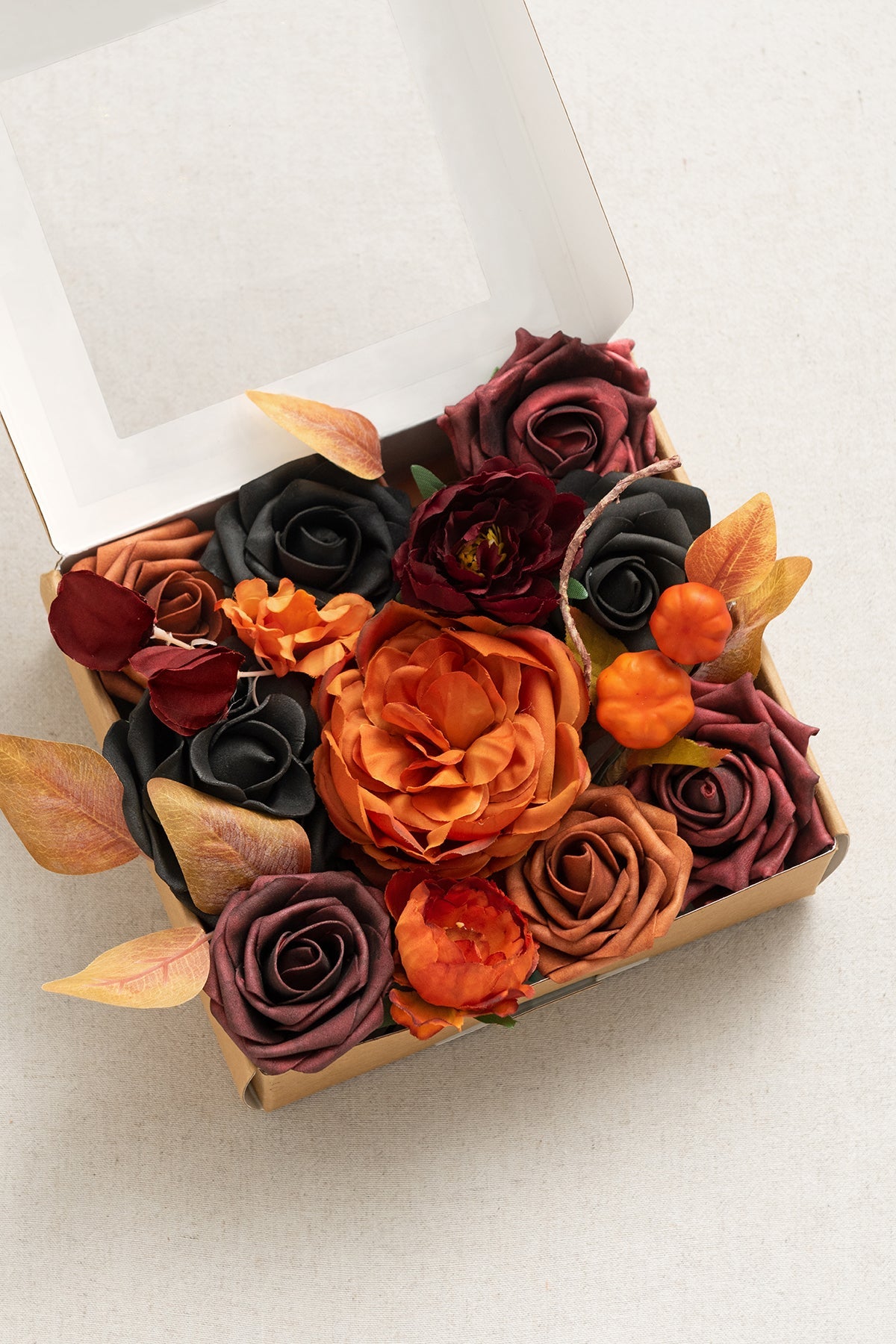 Sample Box in Black & Pumpkin Orange