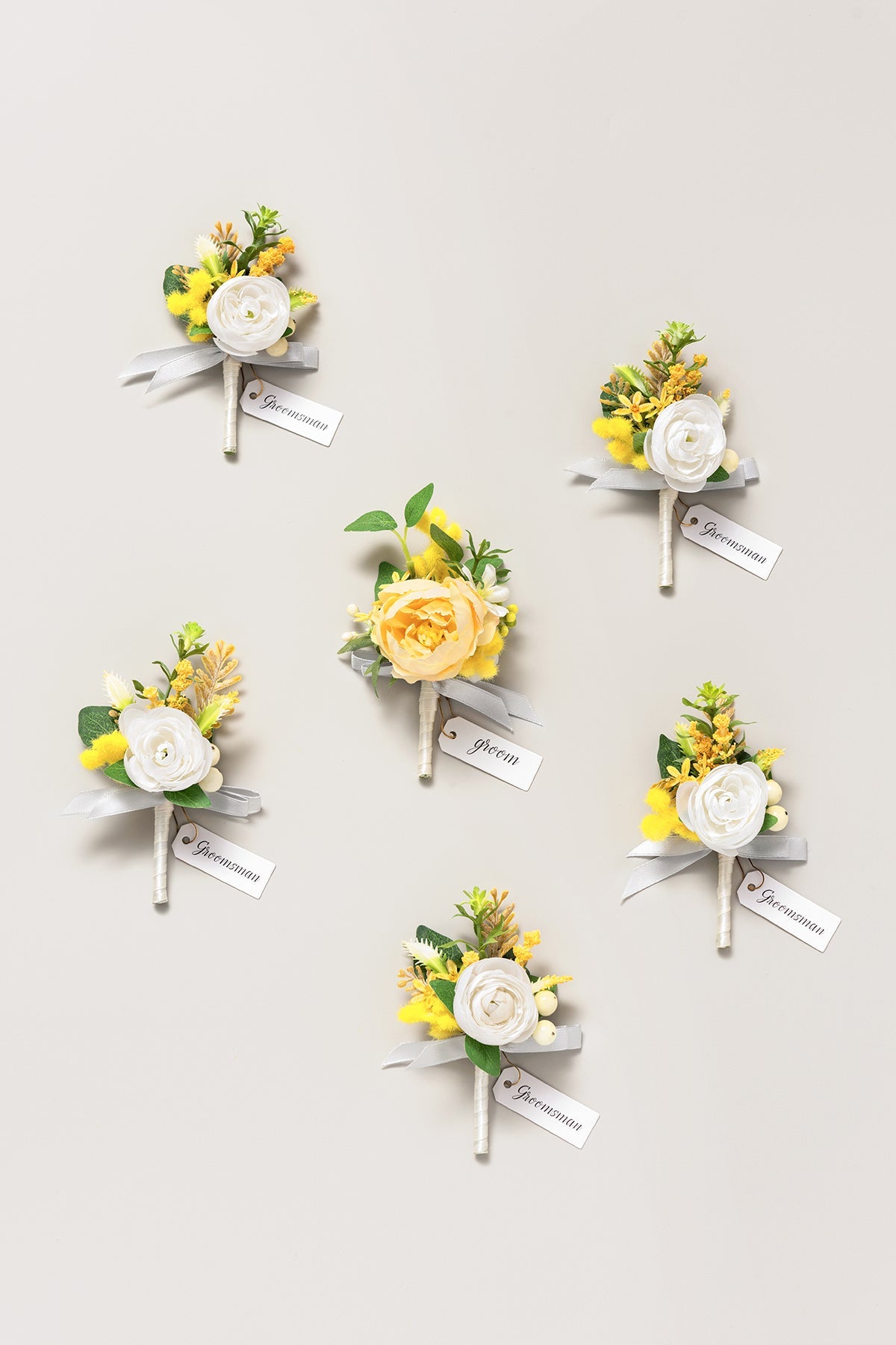 Additional Flower Decorations in Lemonade Yellow
