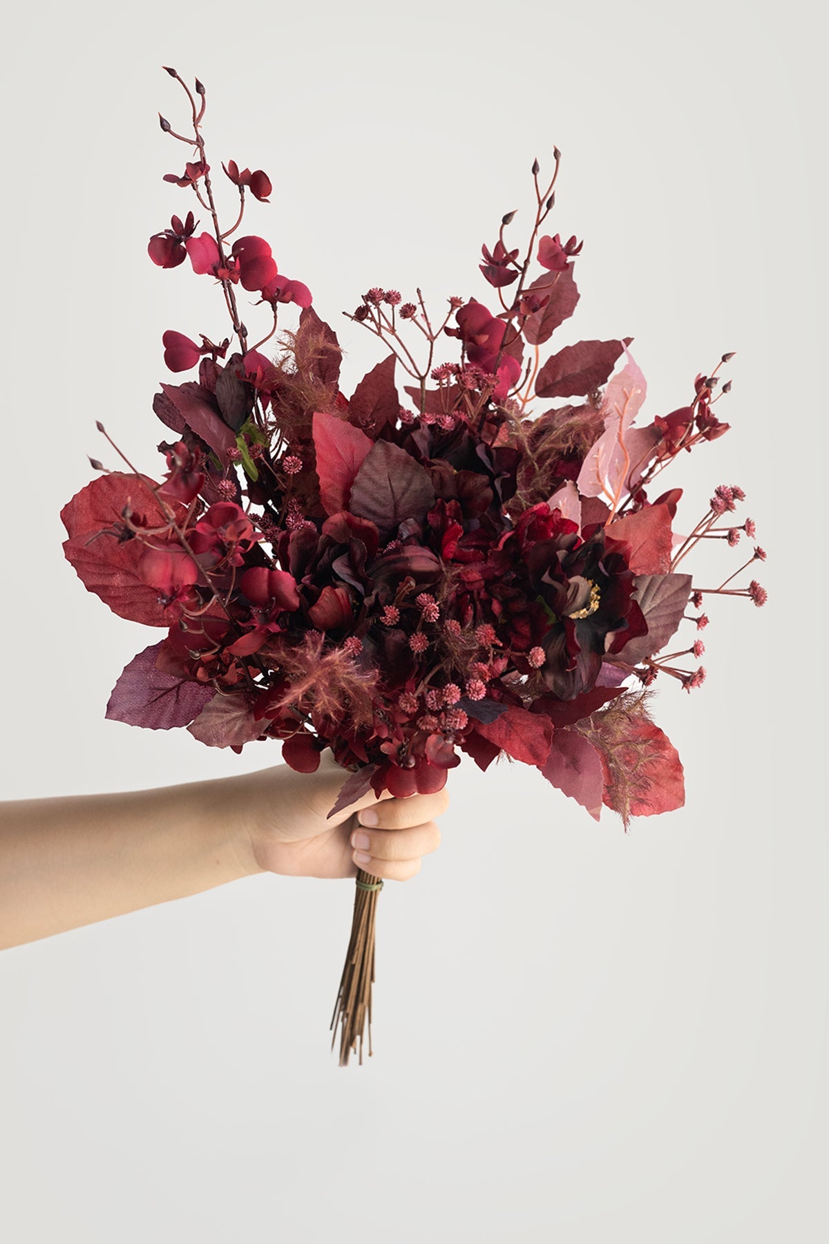 Additional Flower Decorations for Christmas Wreath