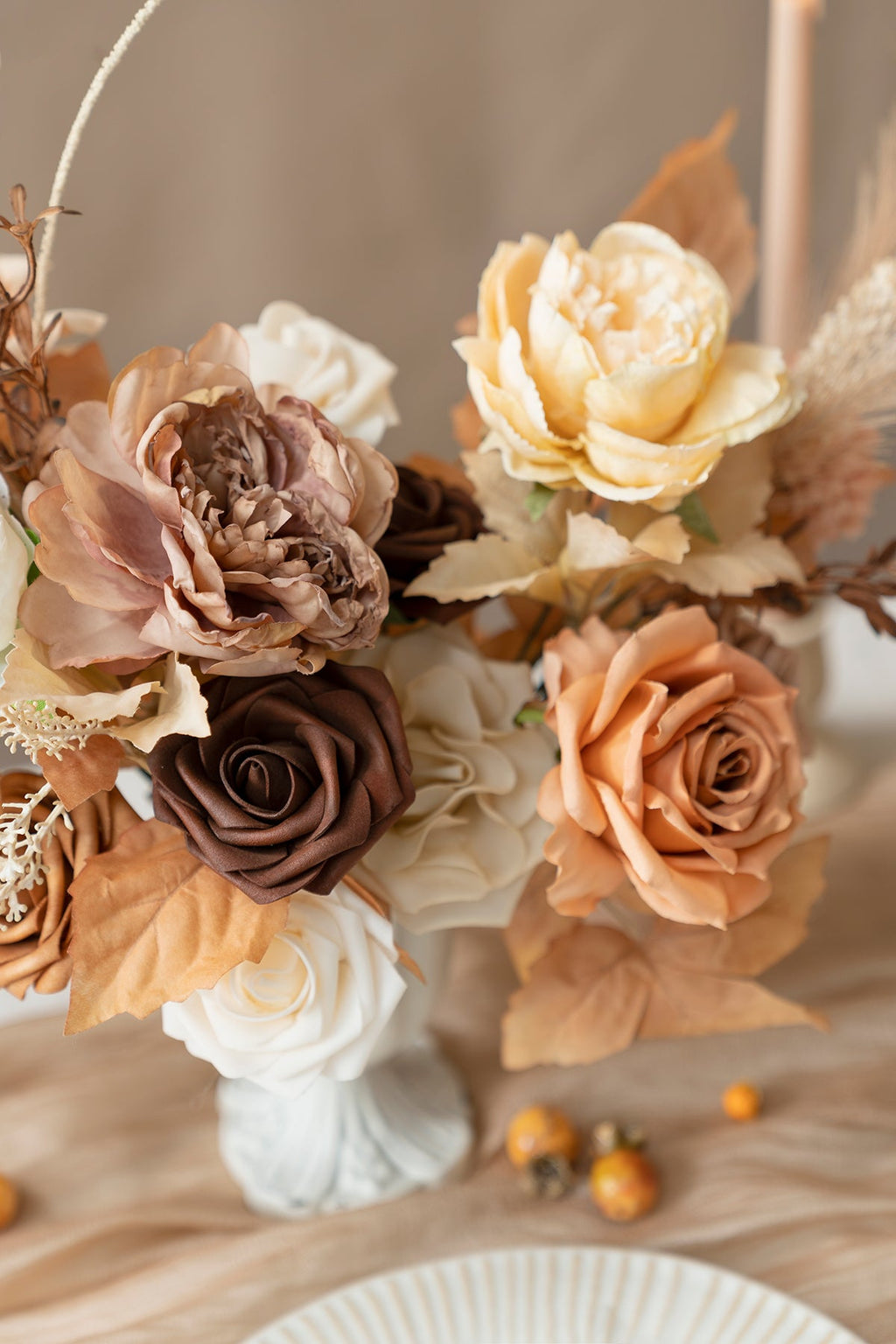Brown & Beige Designer Flower Boxes
