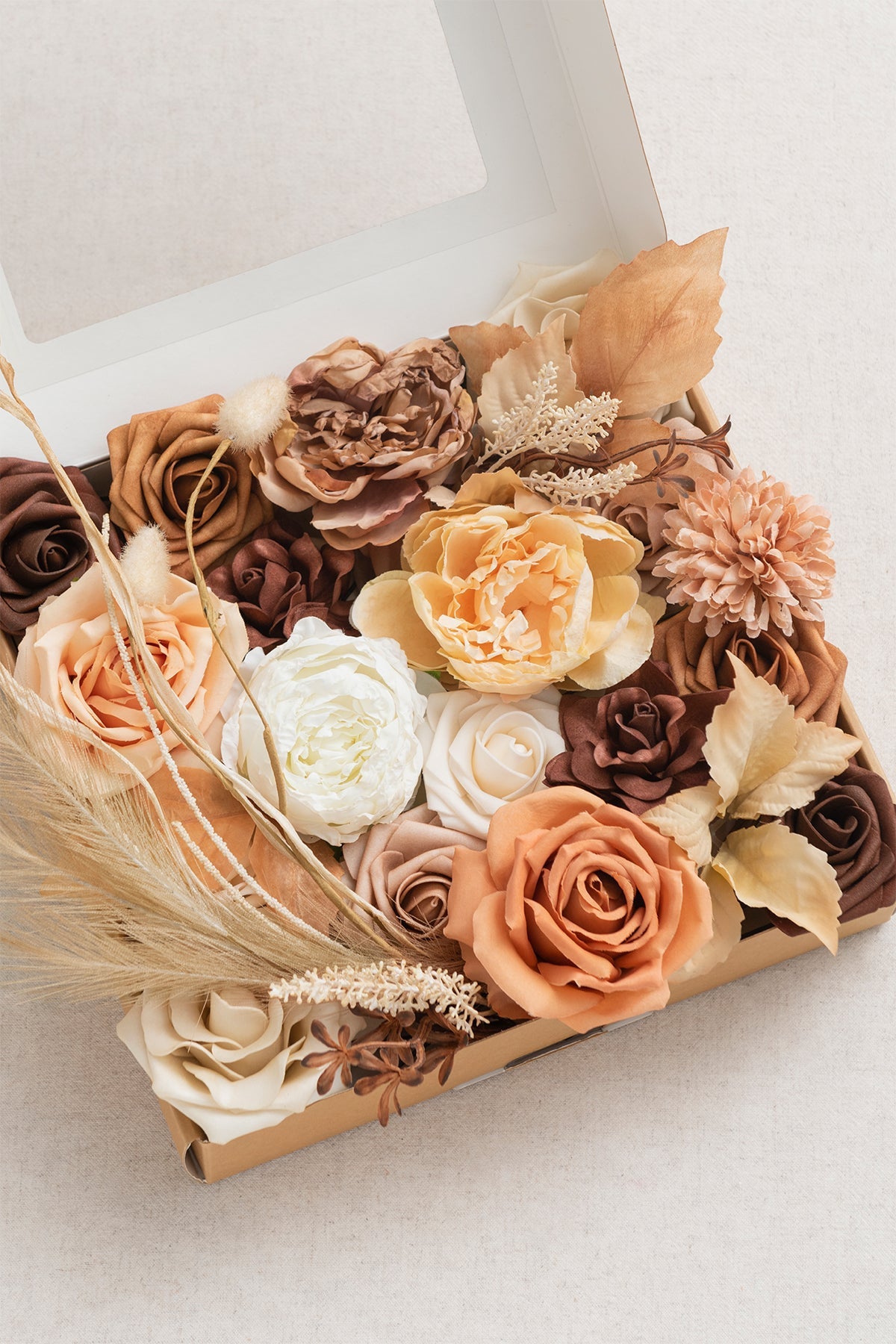 Brown & Beige Designer Flower Boxes