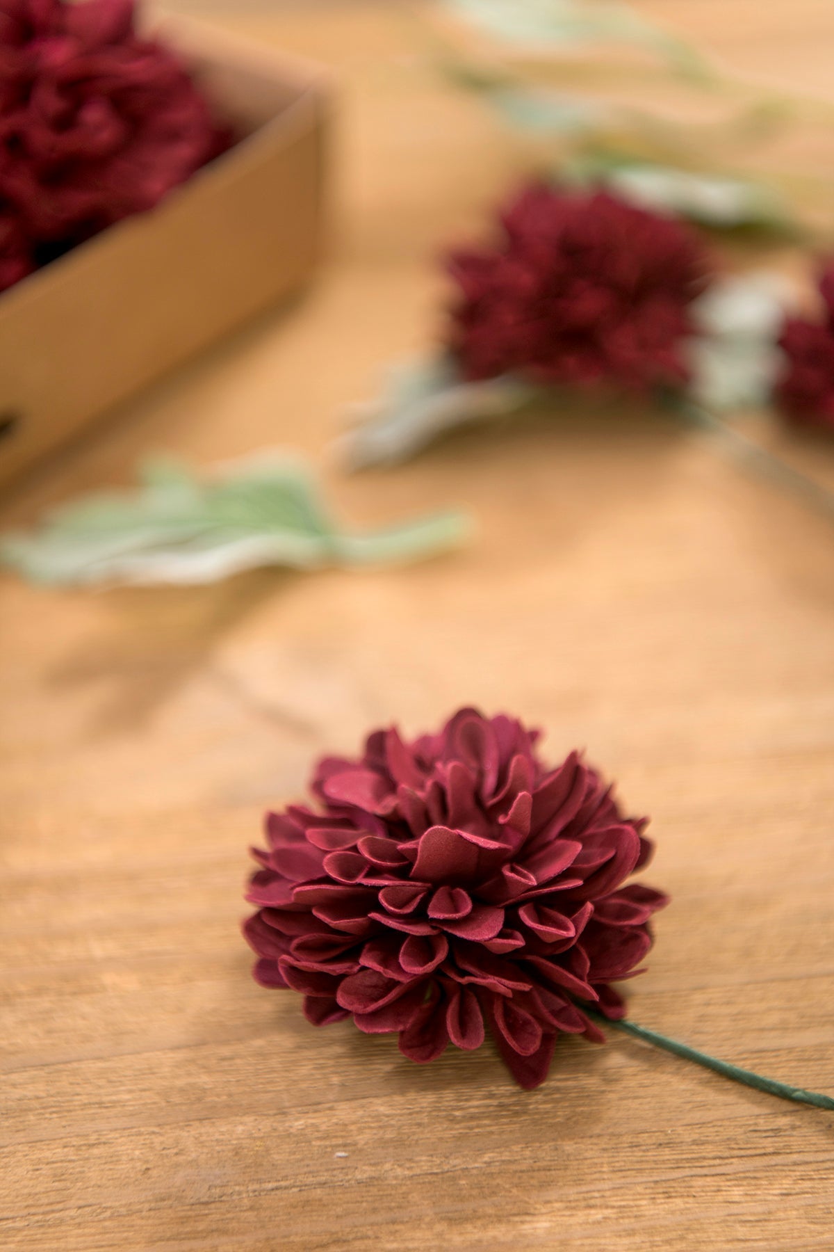DIY Supporting Flower Boxes in Nautical Navy & Burgundy