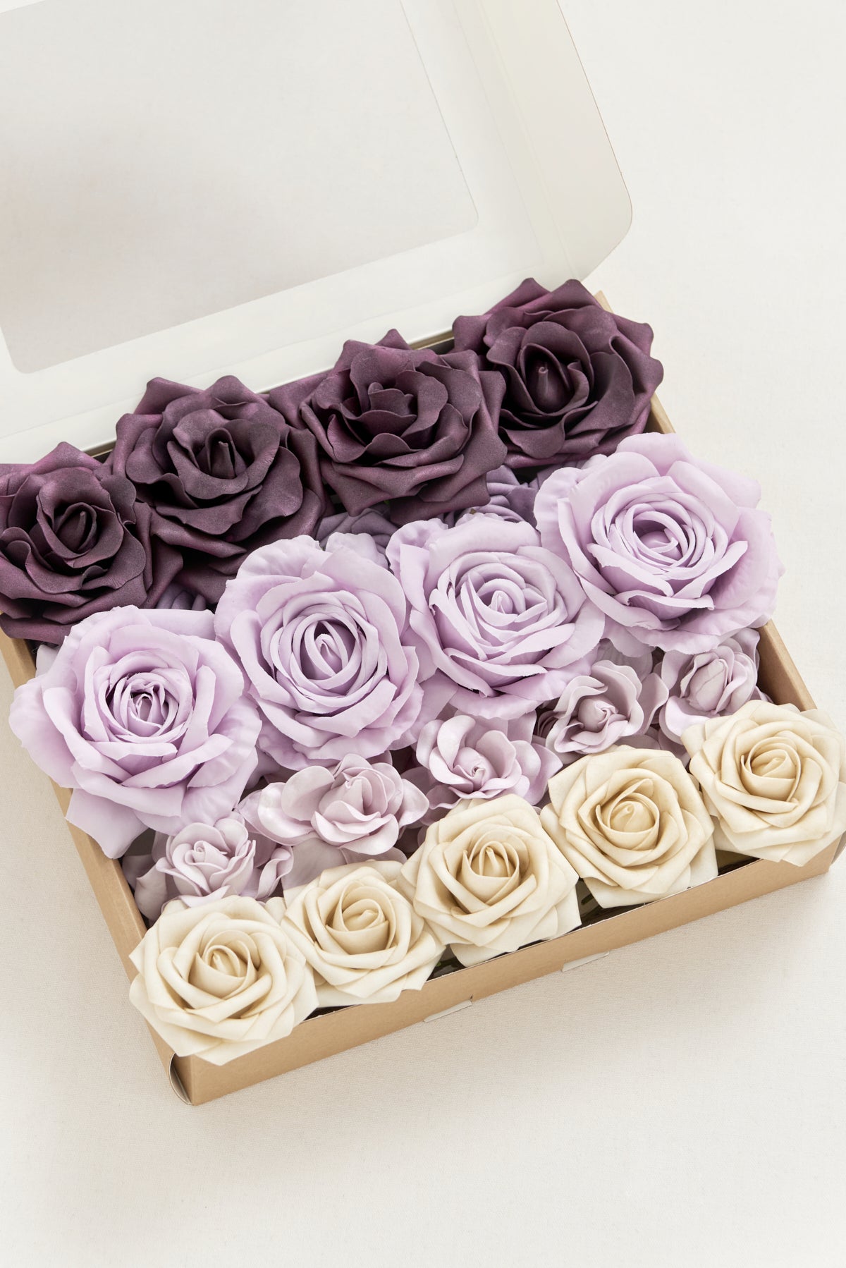 DIY Supporting Flower Boxes in French Lavender & Plum