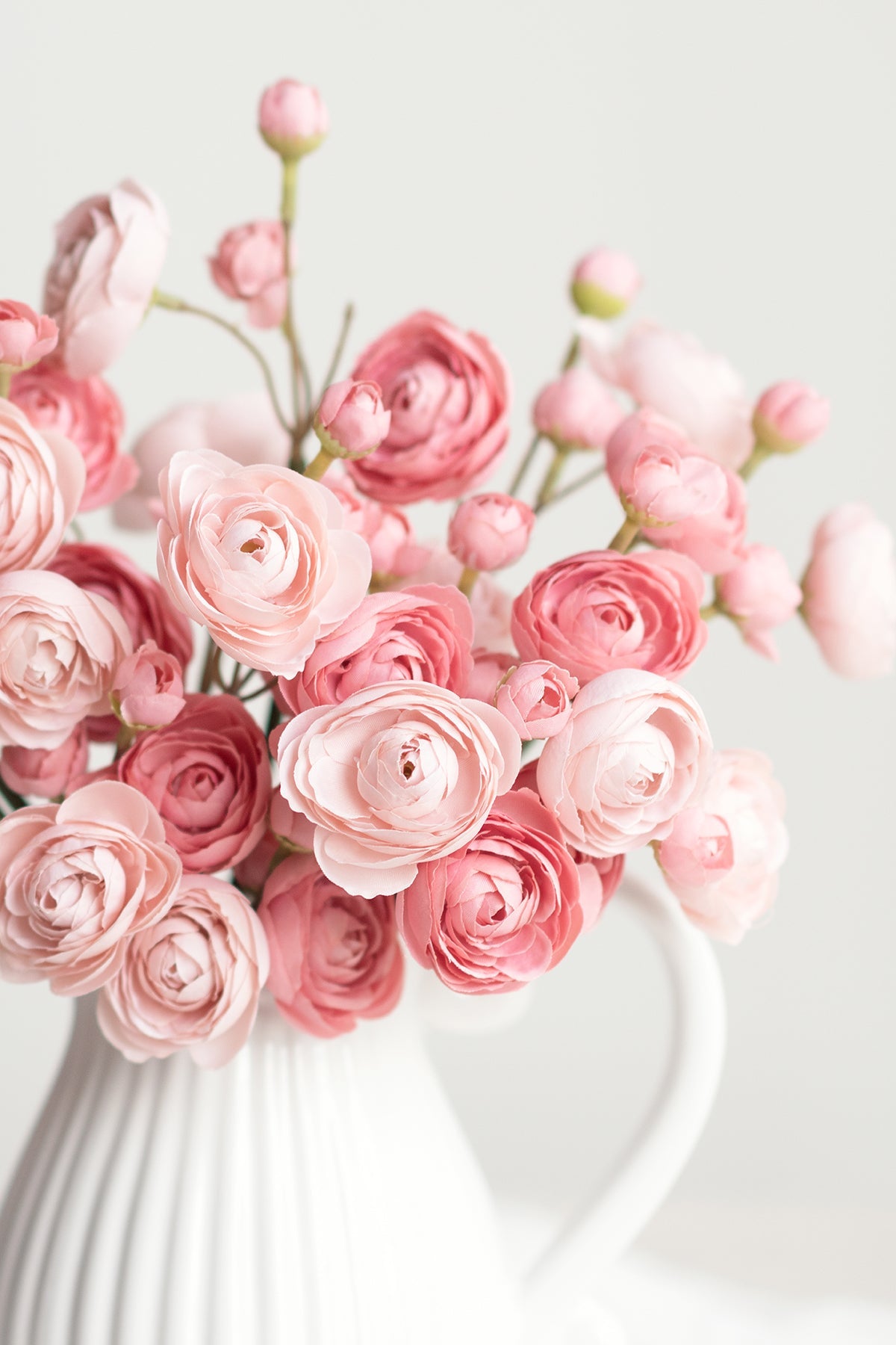 Ranunculus Flowers with Stem - 8 Colors