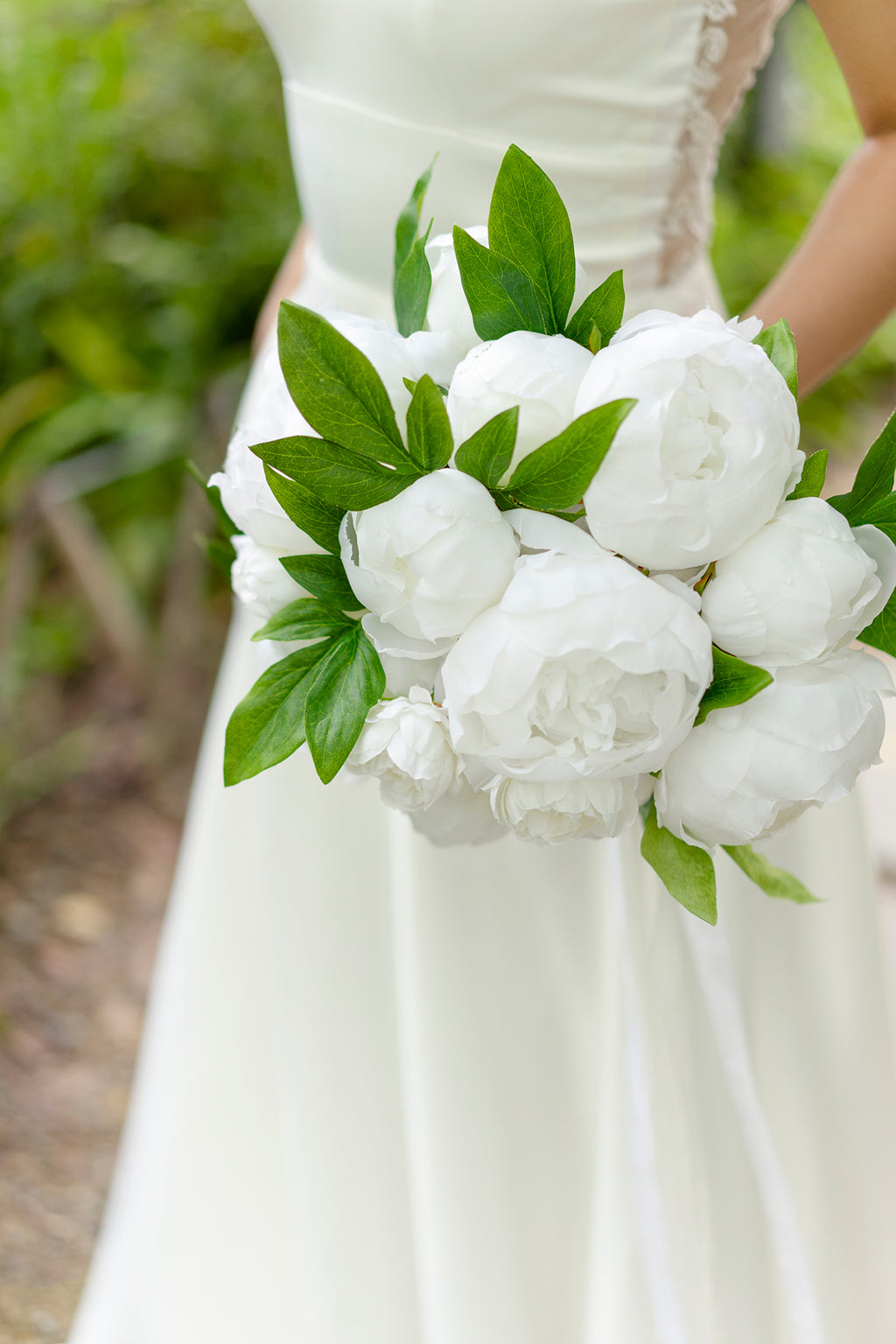 2"-4"Silk Peony with Stem