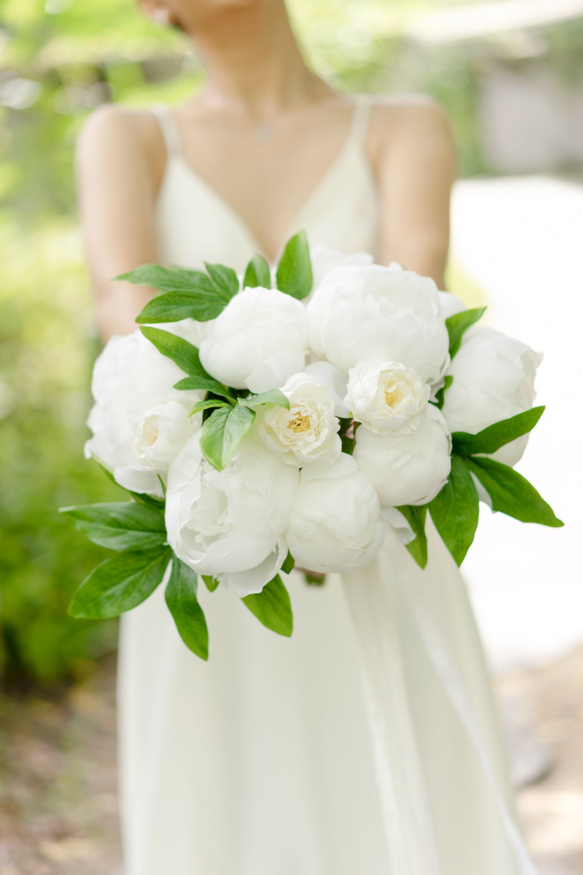 2"-4"Silk Peony with Stem