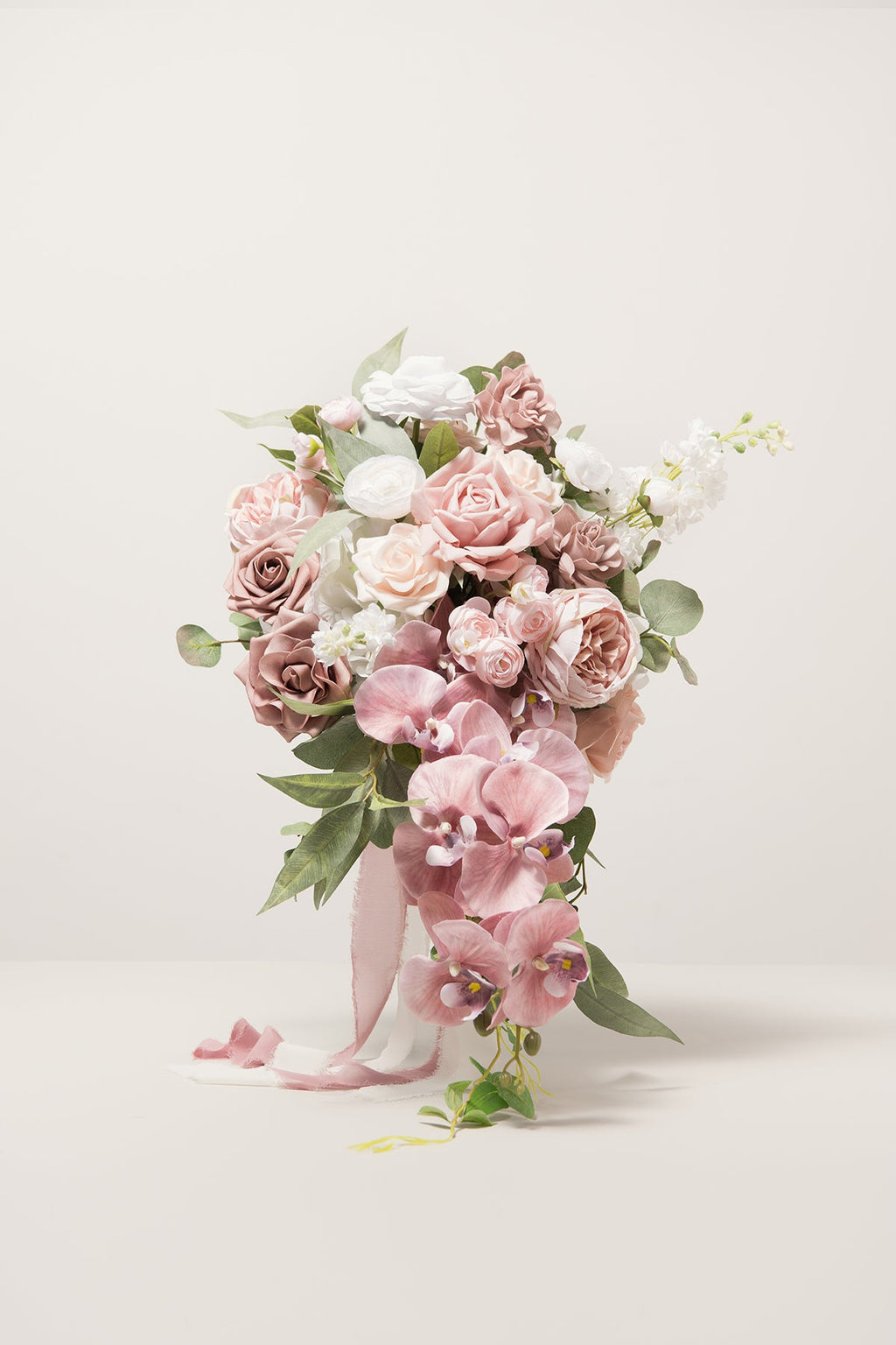 Bridal Flowers in Dusty Rose & Cream