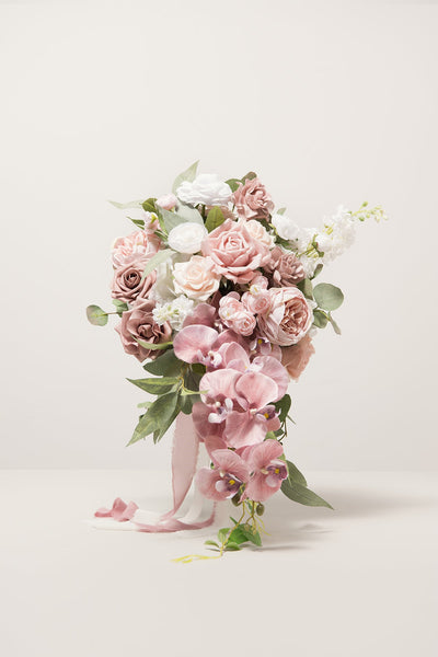 Bridal Flowers in Dusty Rose & Cream