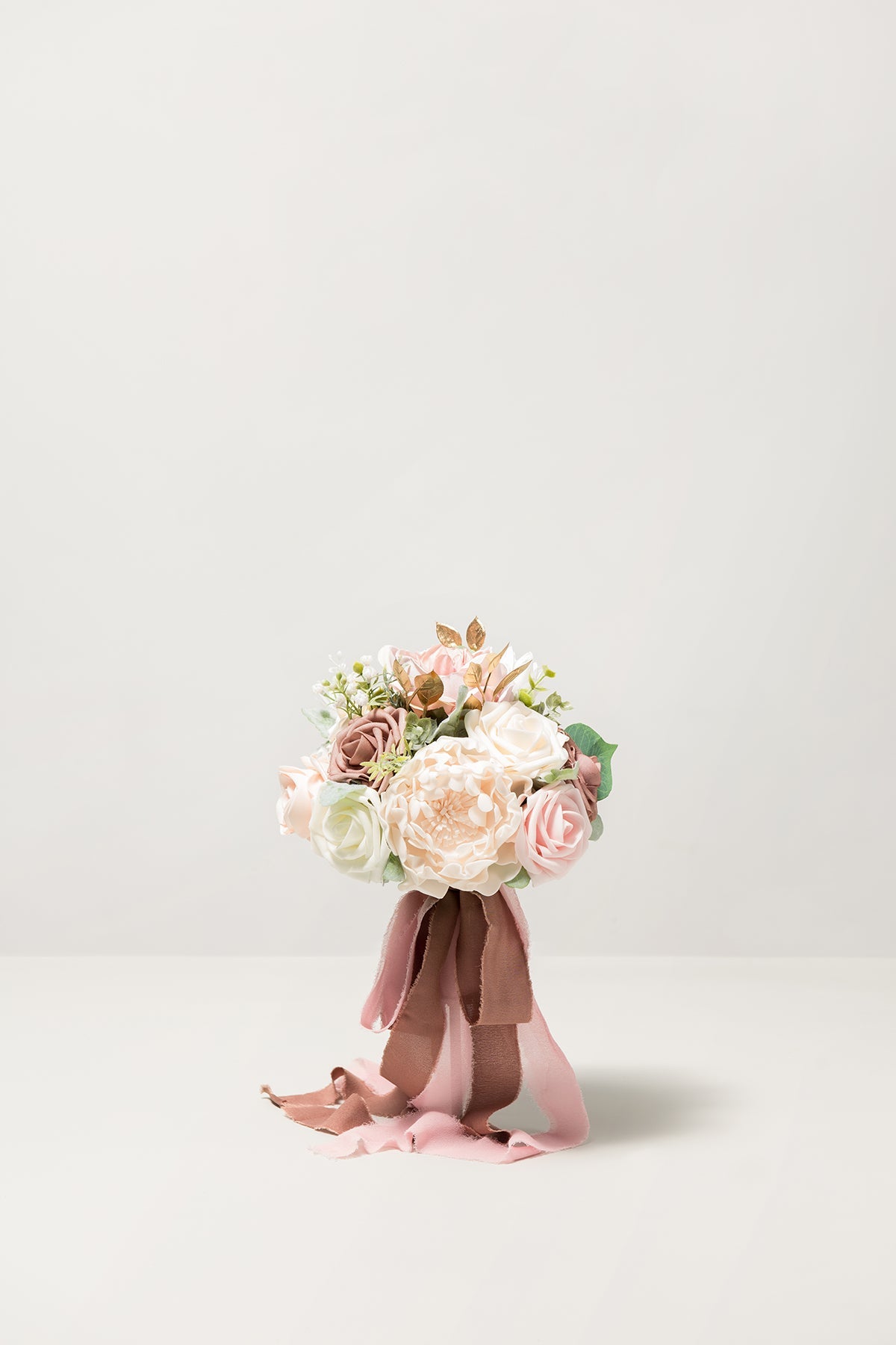 Bridal Flowers in Dusty Rose & Cream