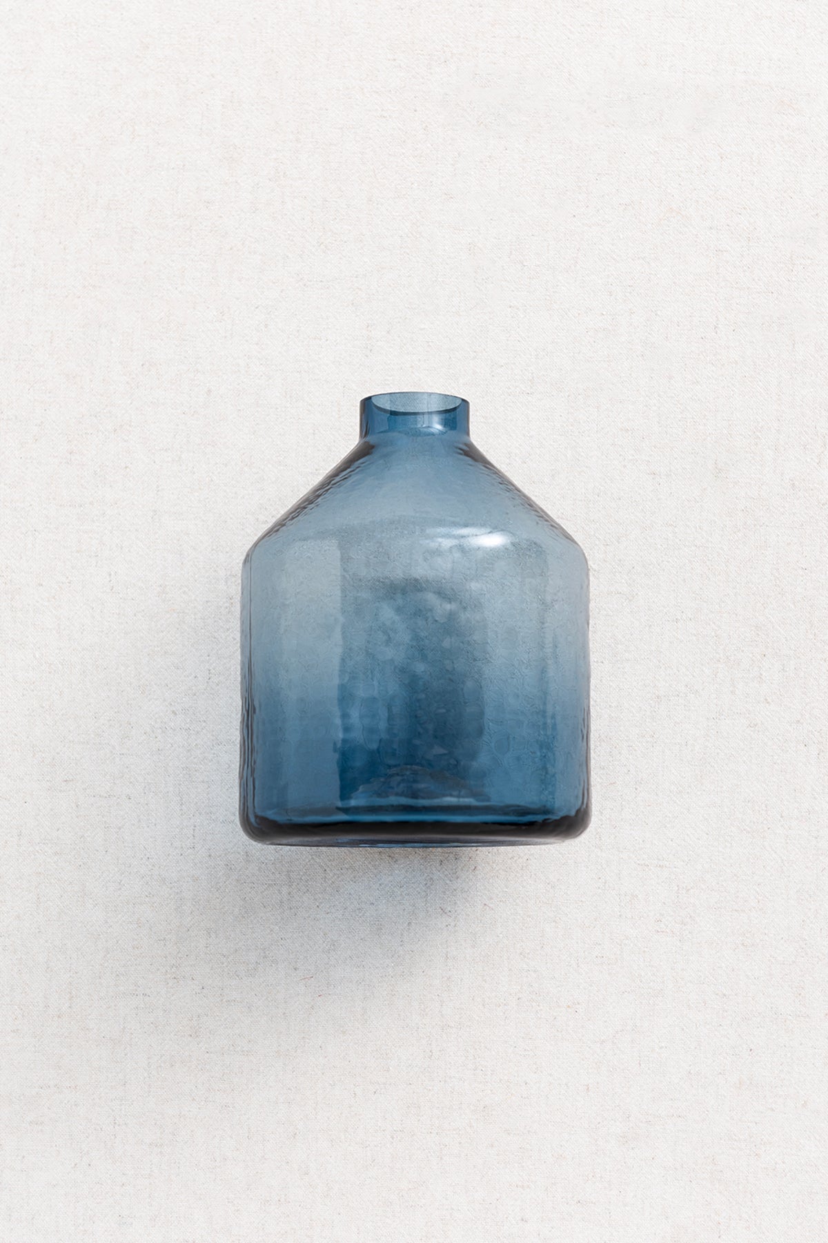 Elegant Glass Vases for Stage Decoration in Denim Blue