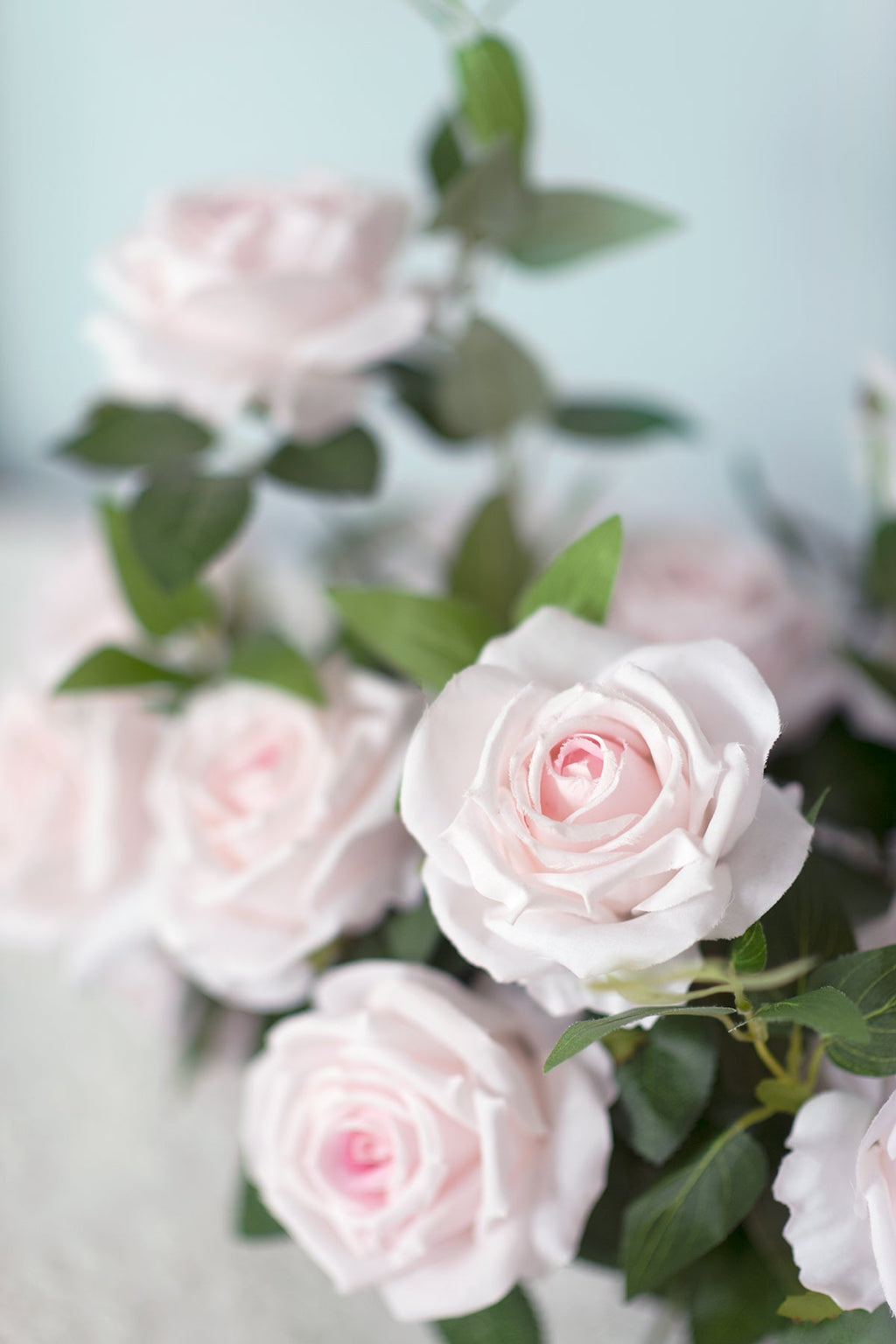 3.5" Silk Vendela Rose with Stem - 12 Styles