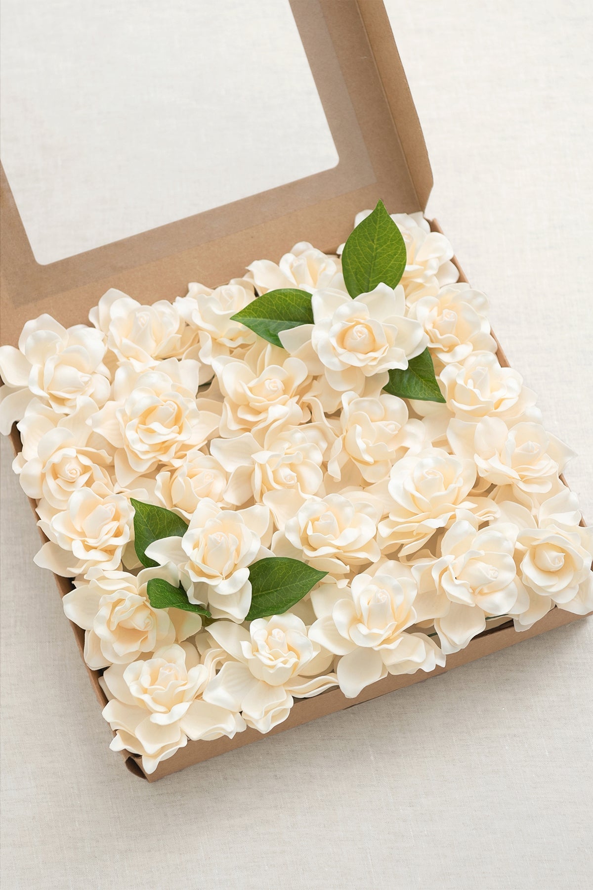 DIY Supporting Flower Boxes in Dusty Rose & Cream