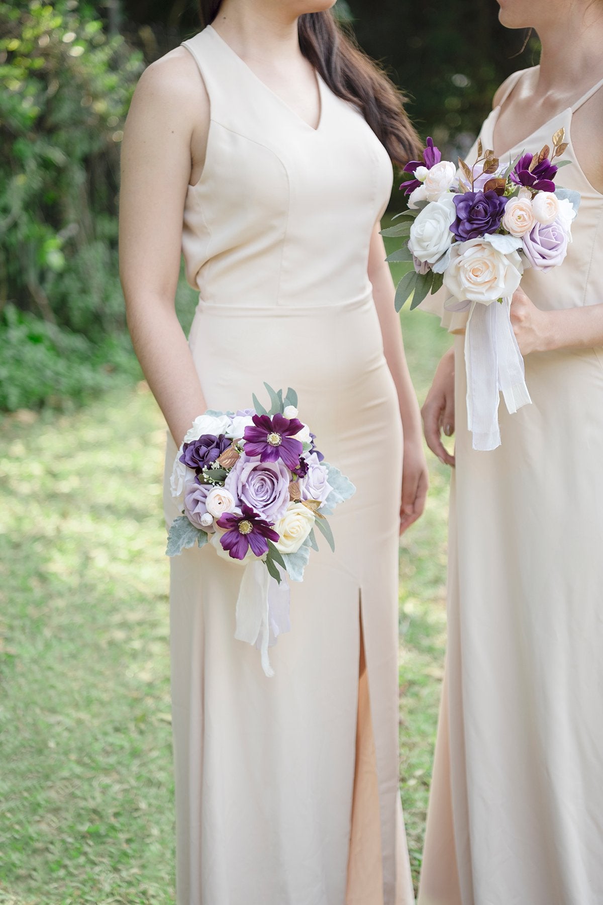 Pre-Arranged Wedding Flower Packages in Lilac & Gold