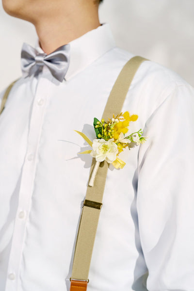 Flash Sale | Boutonnieres for Guests in Lemonade Yellow