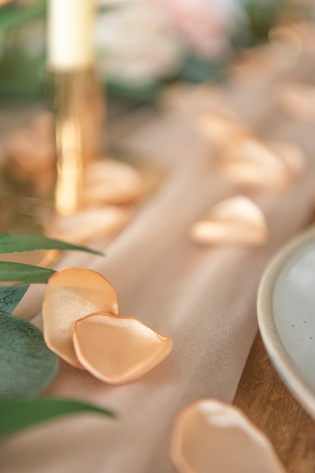 Silk Rose Petals