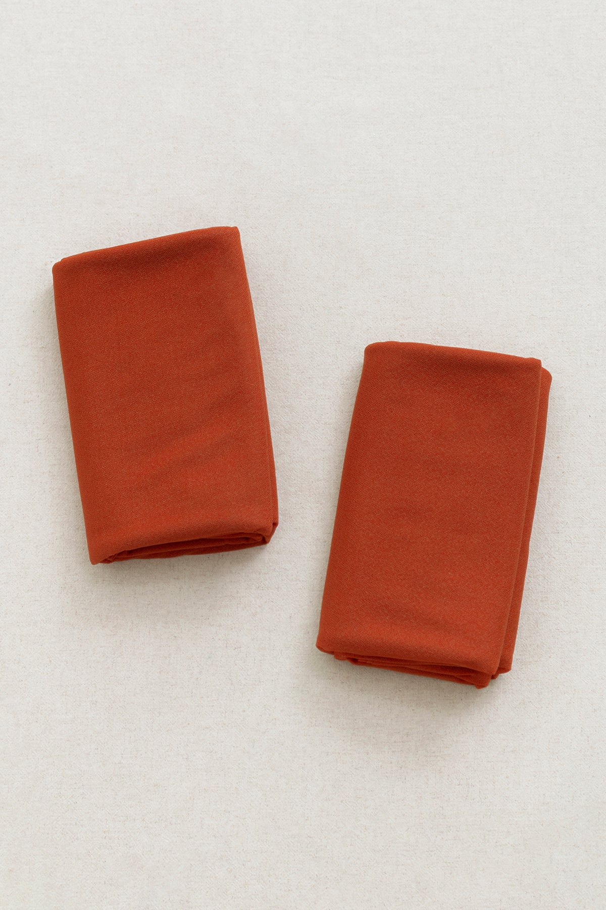 Wedding Arch Drapes in Burnt Orange & Scarlet