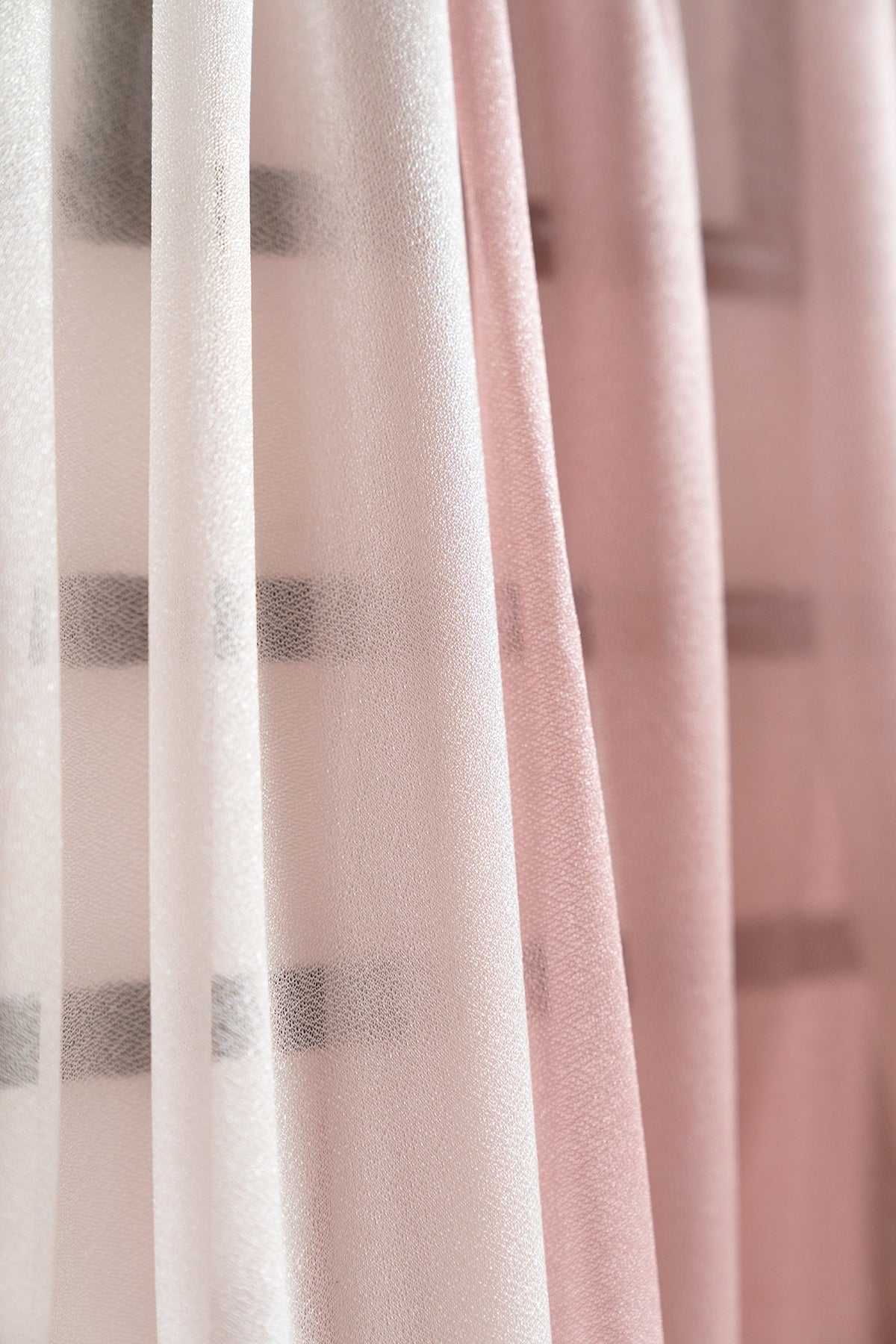 2-Layer Wedding Backdrop Curtains 59" x 10ft (Set of 2) - 3 Colors