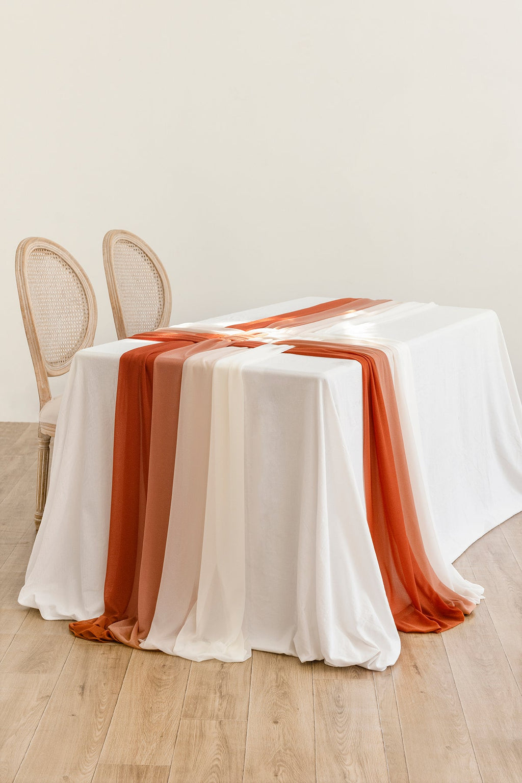 Weave Wedding Table Runner for Reception (Set of 8) - 3 Colors