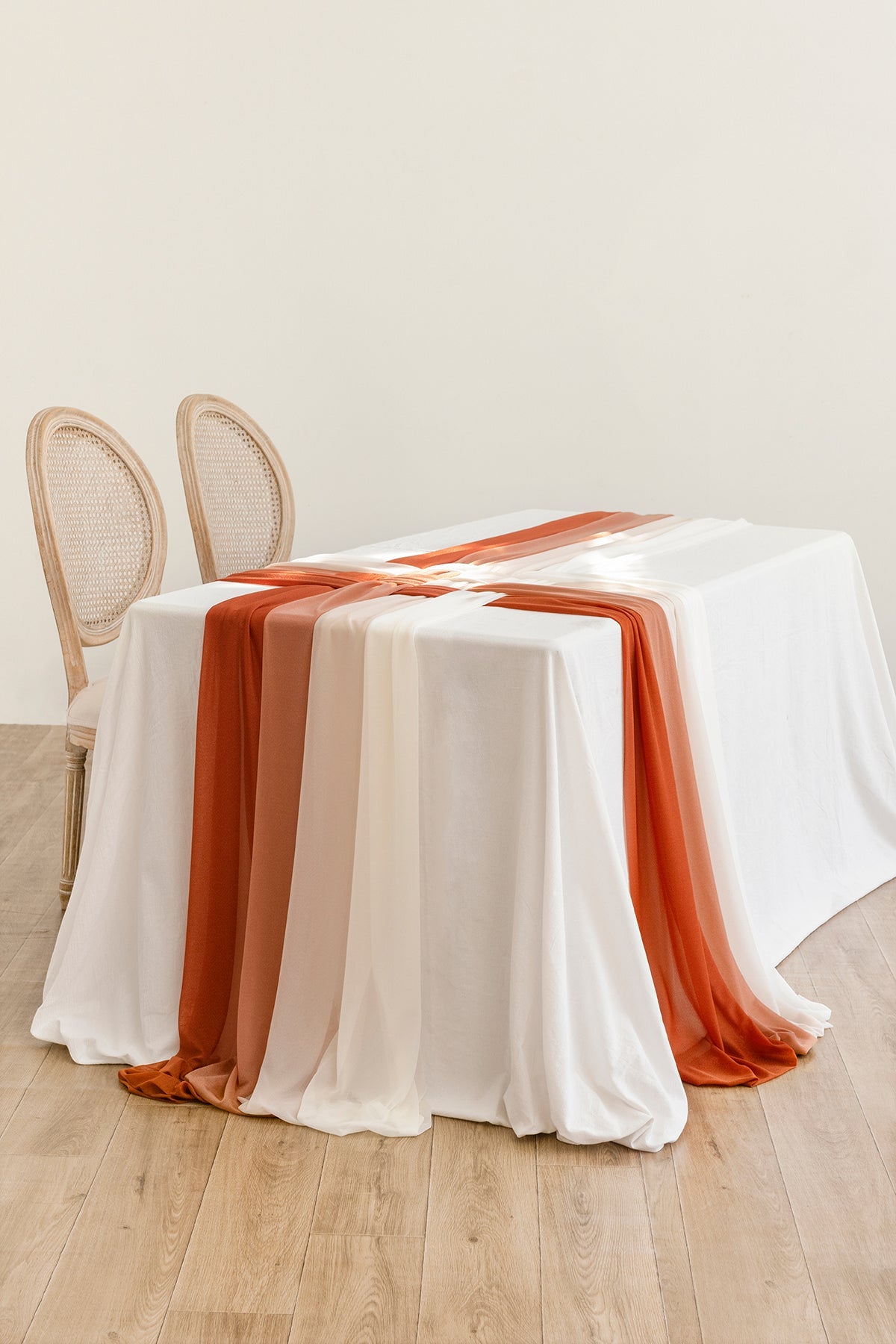 Weave Wedding Table Runner for Reception (Set of 8) - 3 Colors